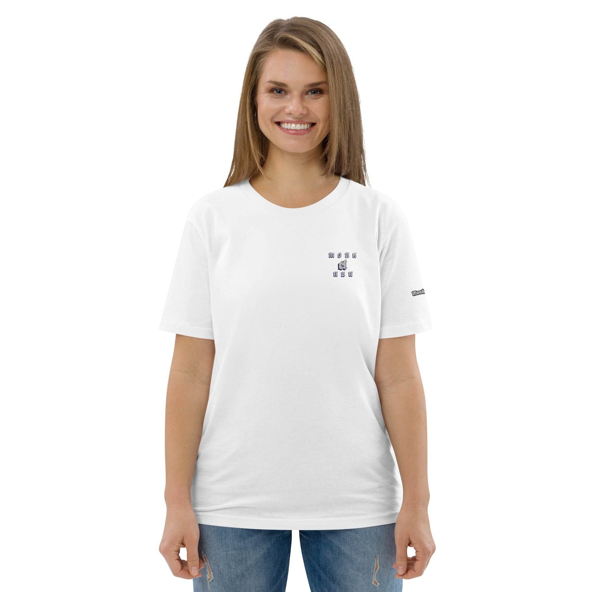 Unisex organic 100%cotton t-shirt Always think positive - Monk&Nun UnisexClothing
