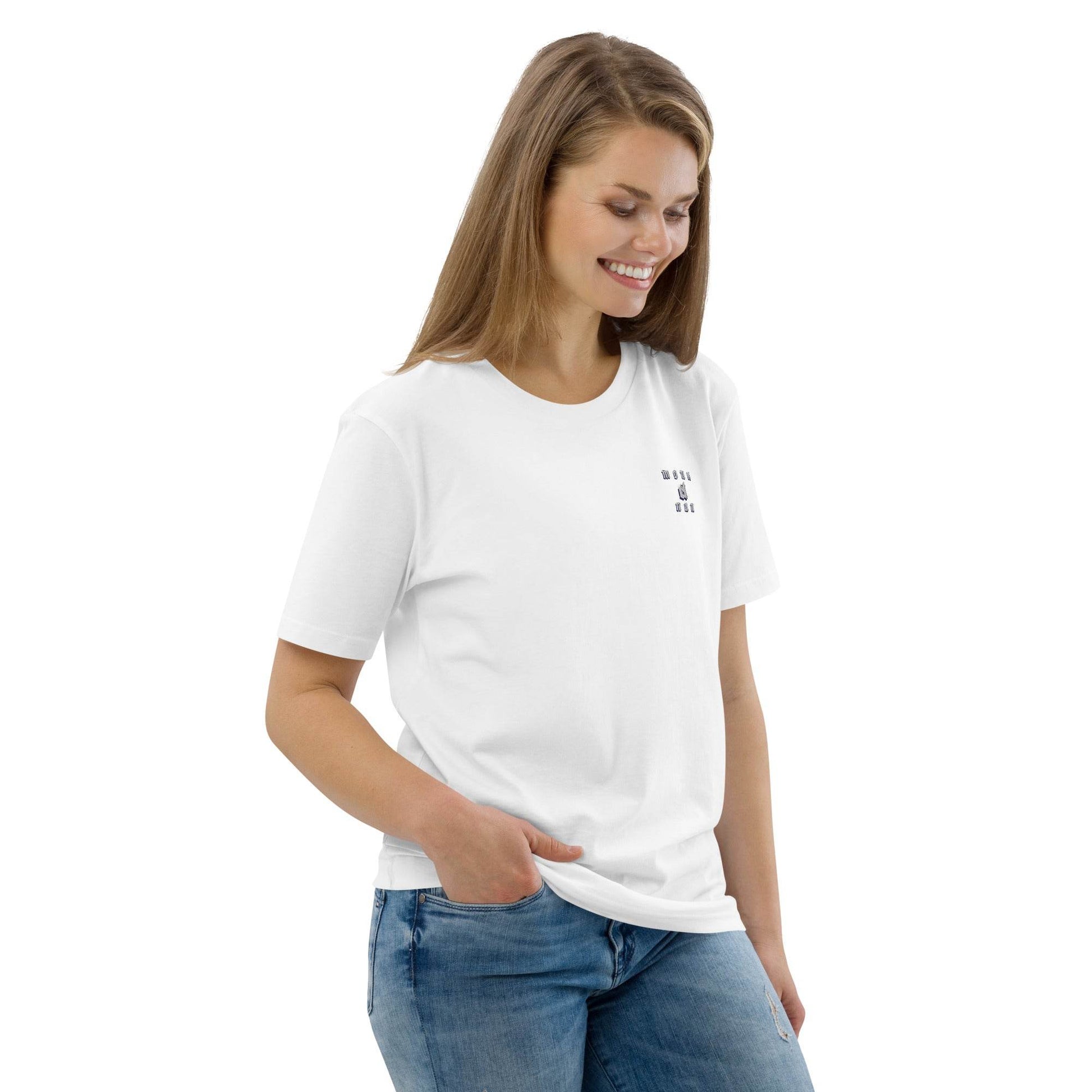 Unisex organic 100%cotton t-shirt Always think positive - Monk&Nun UnisexClothing