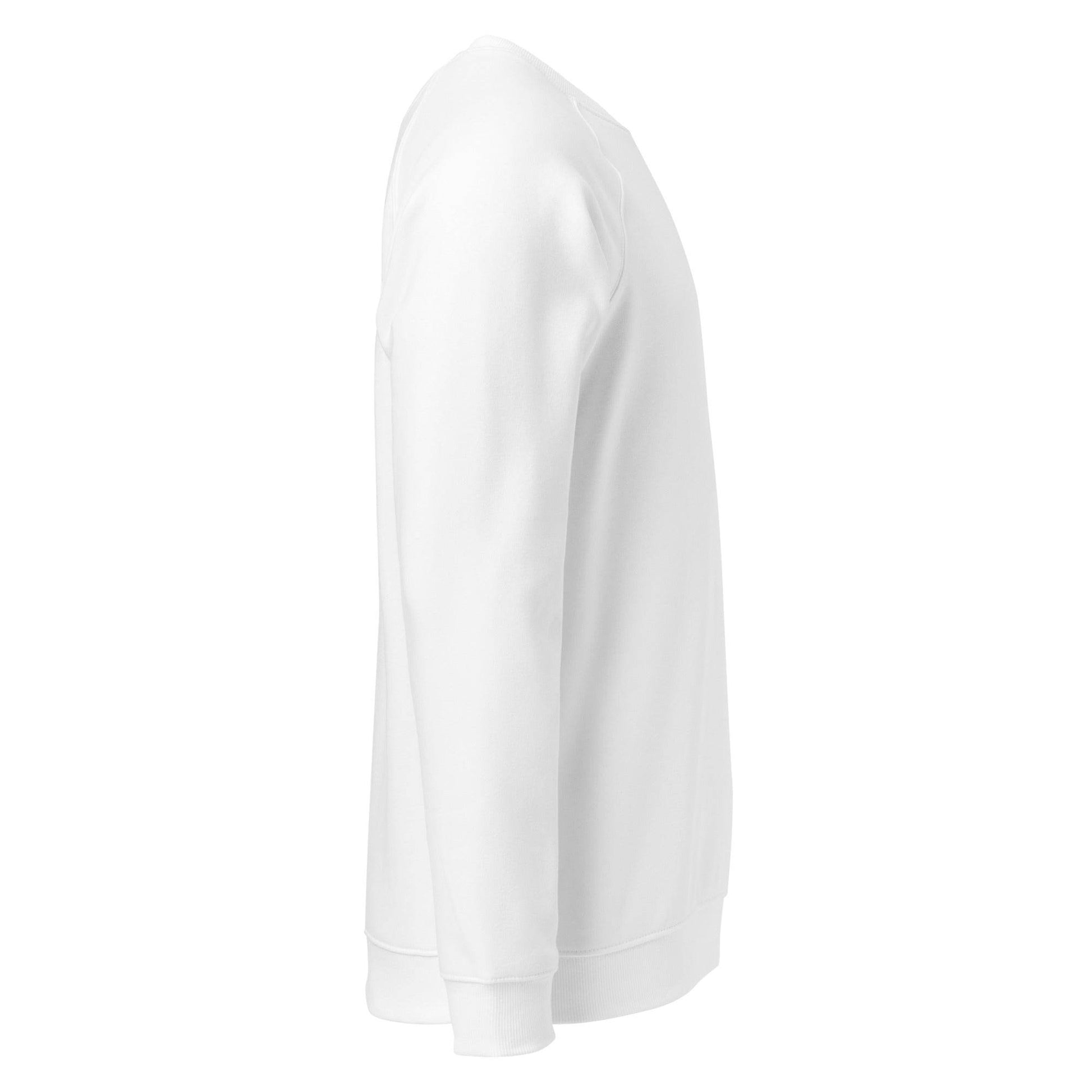 Unisex organic 100% cotton raglan sweatshirt Always think positive - Monk&Nun UnisexClothing