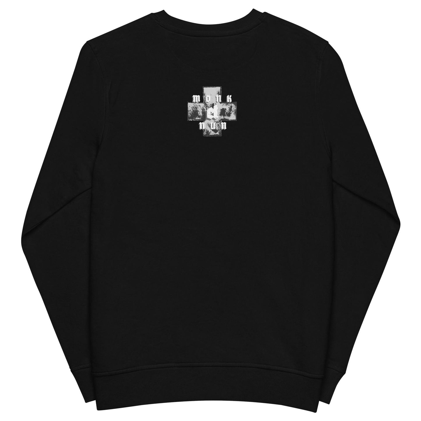 Unisex organic 80% cotton sweatshirt Always think positive - Monk&Nun UnisexClothing