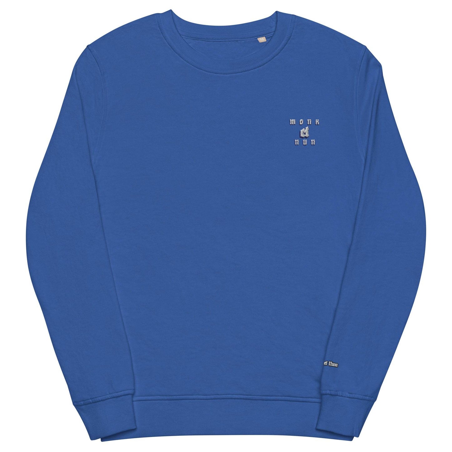 Unisex organic 80% cotton sweatshirt Always think positive - Monk&Nun UnisexClothing