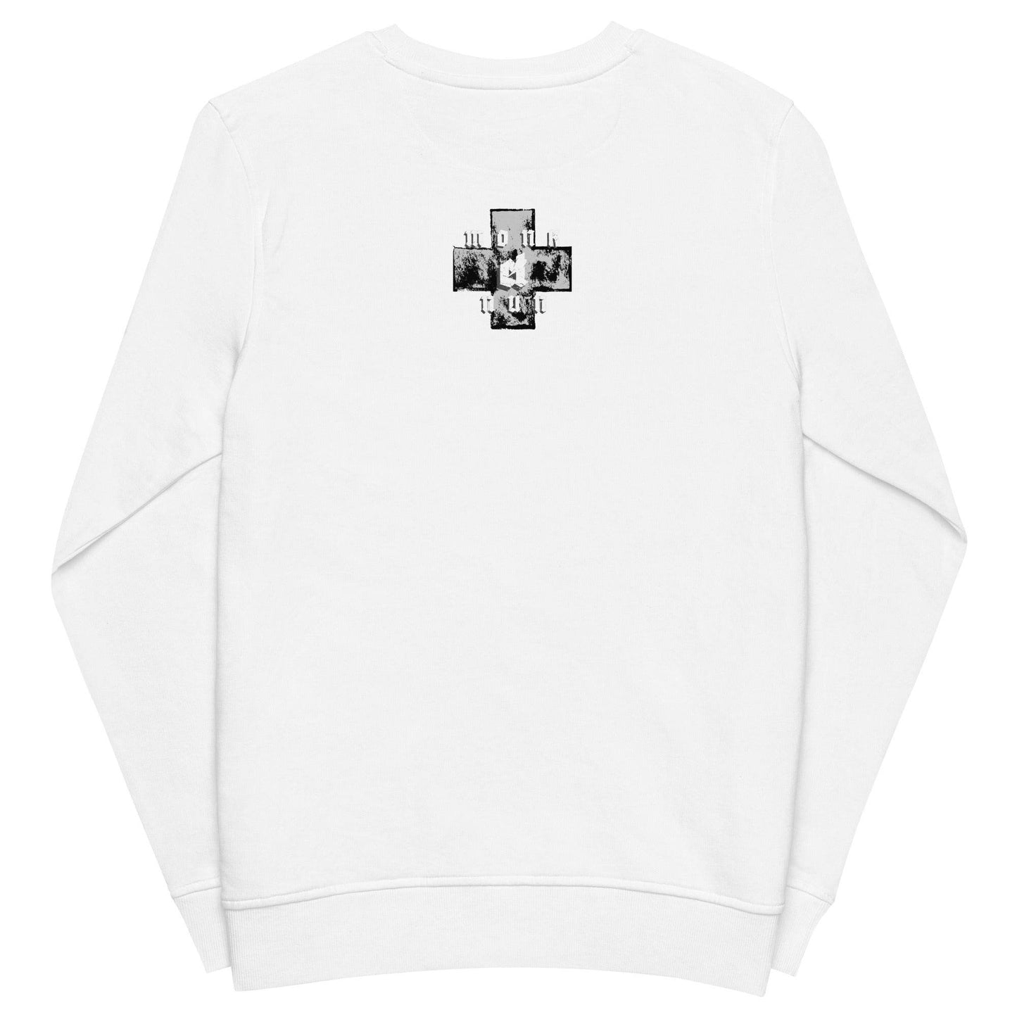 Unisex organic 80% cotton sweatshirt Always think positive - Monk&Nun UnisexClothing
