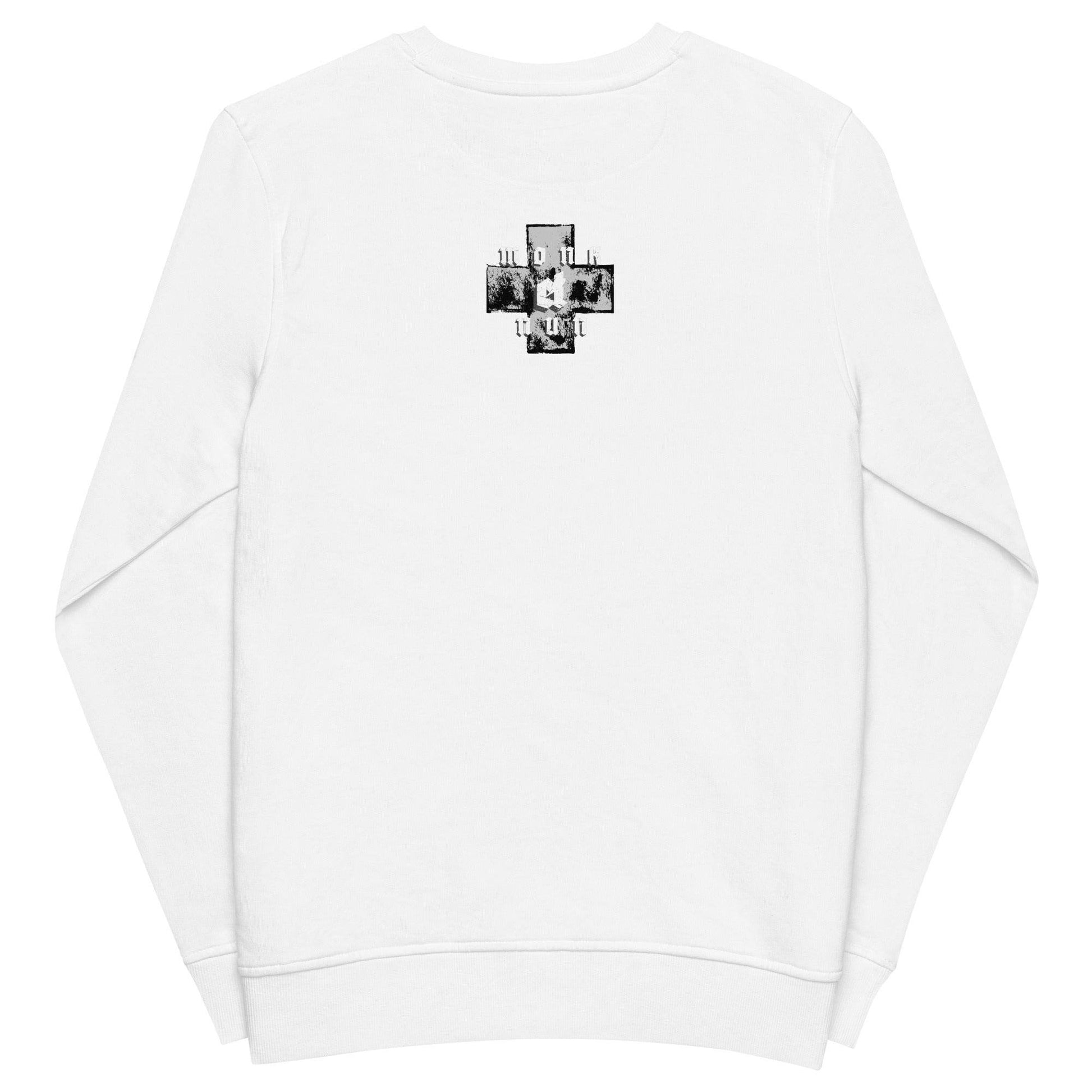 Unisex organic 80% cotton sweatshirt Always think positive - Monk&Nun UnisexClothing