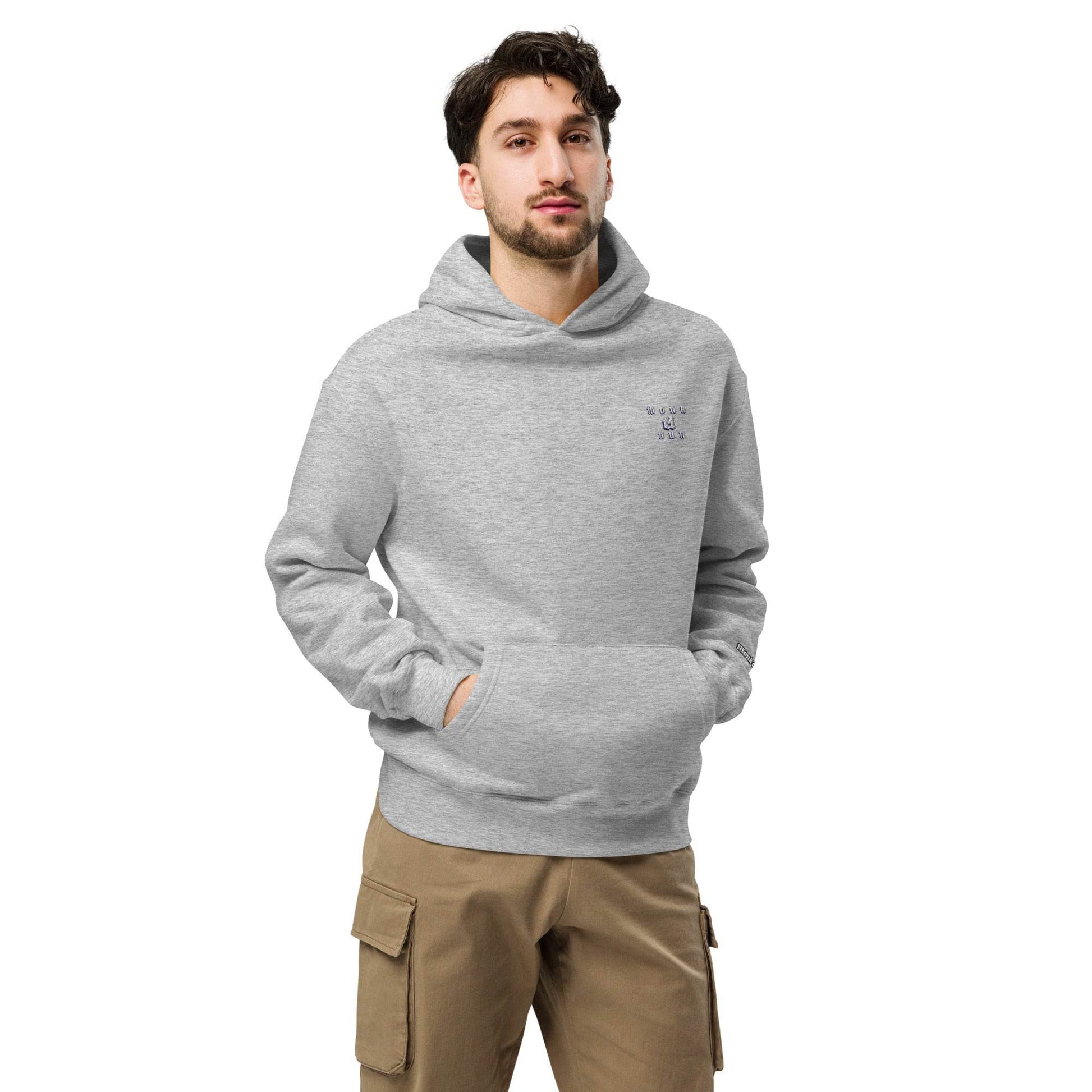 Unisex oversized 80% cotton Hoodie Design #3 - Monk&Nun UnisexClothing