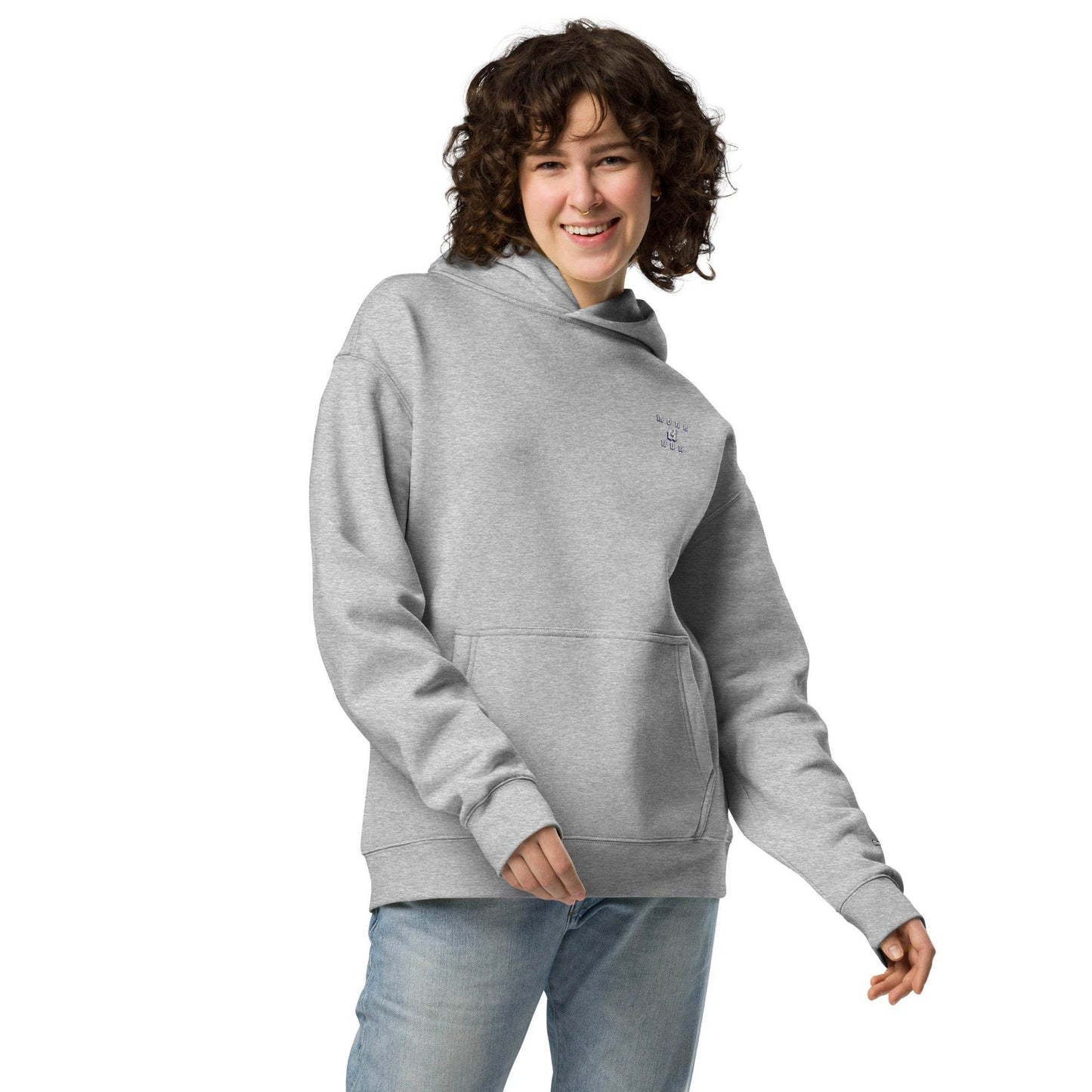 Unisex oversized 80% cotton Hoodie Design #3 - Monk&Nun UnisexClothing