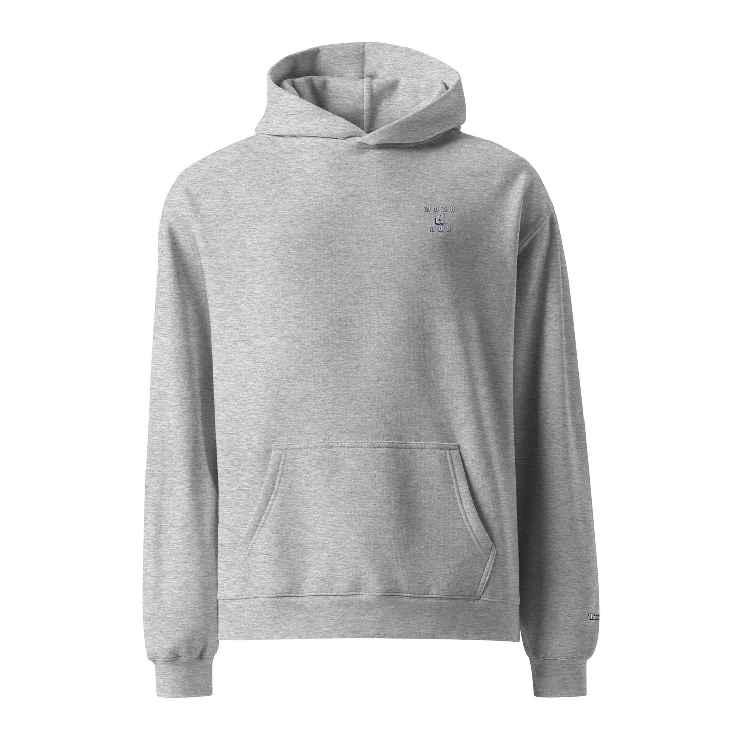 Unisex oversized 80% cotton Hoodie Design #3 - Monk&Nun UnisexClothing