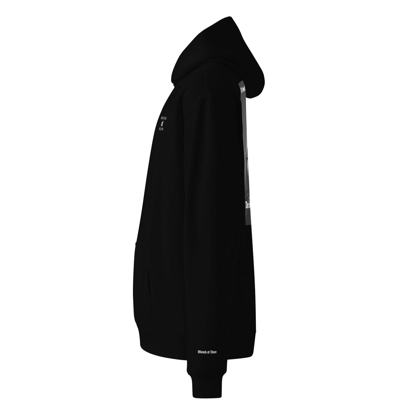 Unisex oversized 80% cotton Hoodie Design #3 - Monk&Nun UnisexClothing