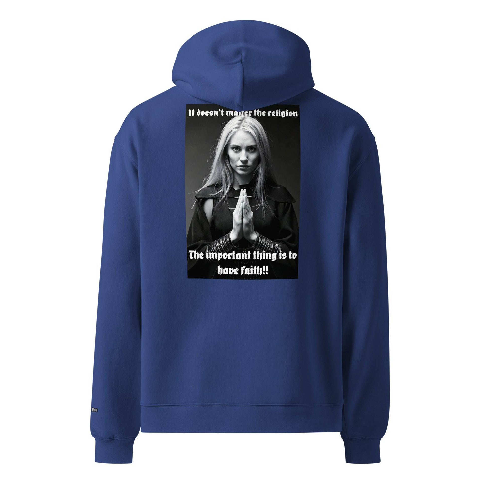 Unisex oversized 80% cotton Hoodie Design #3 - Monk&Nun UnisexClothing