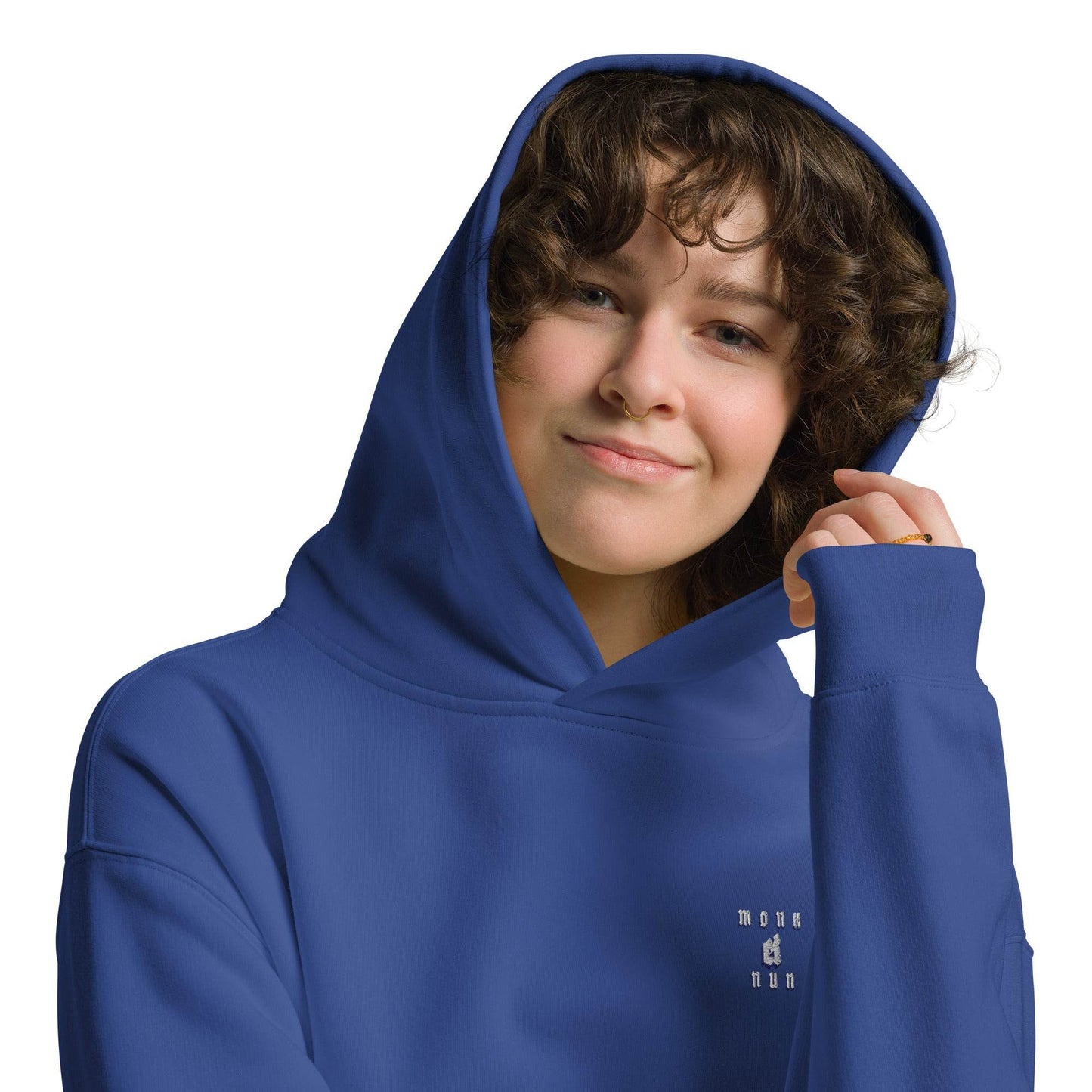 Unisex oversized 80% cotton Hoodie Design #1 - Monk&Nun UnisexClothing
