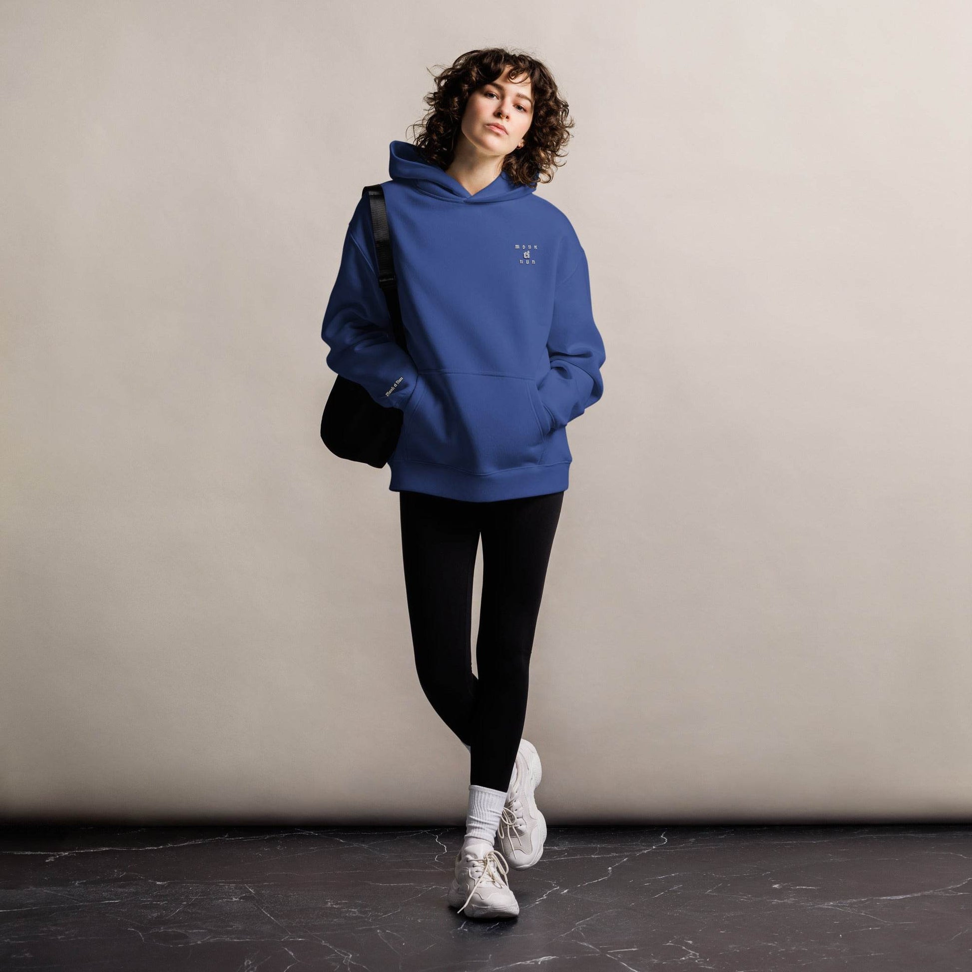 Unisex oversized 80% cotton Hoodie Design #1 - Monk&Nun UnisexClothing