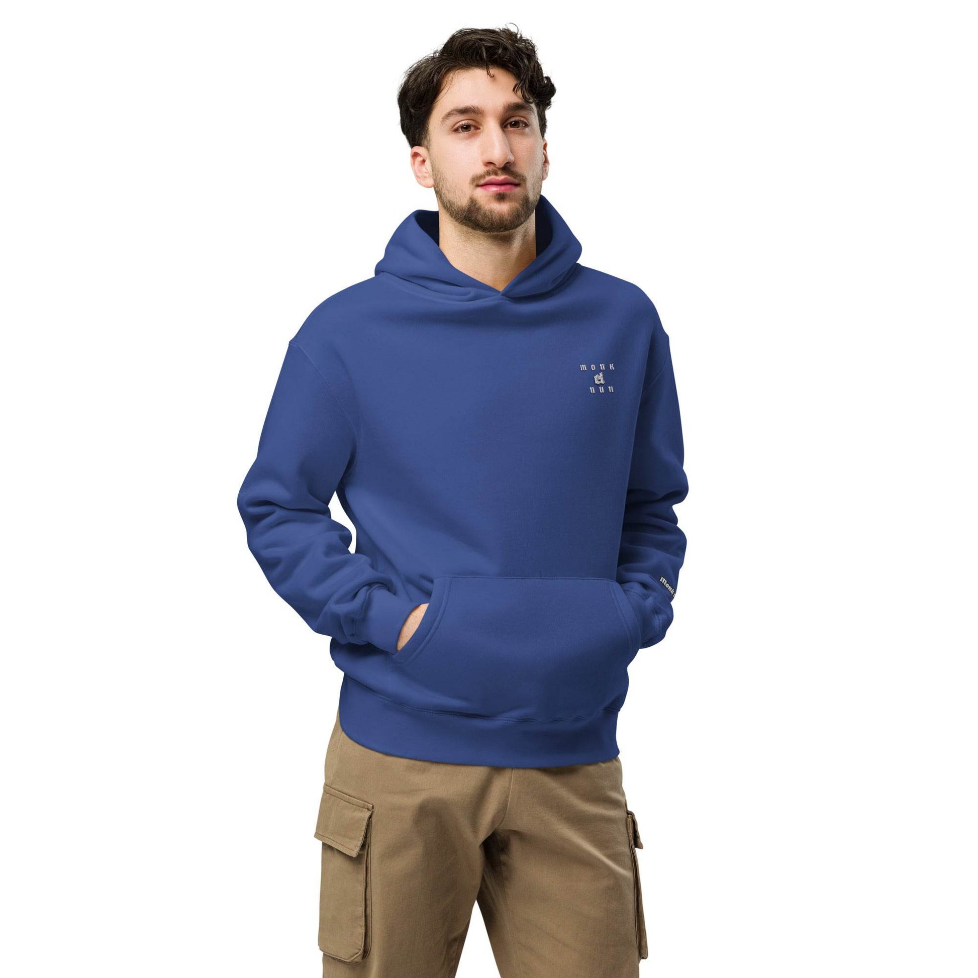 Unisex oversized 80% cotton Hoodie Design #3 - Monk&Nun UnisexClothing