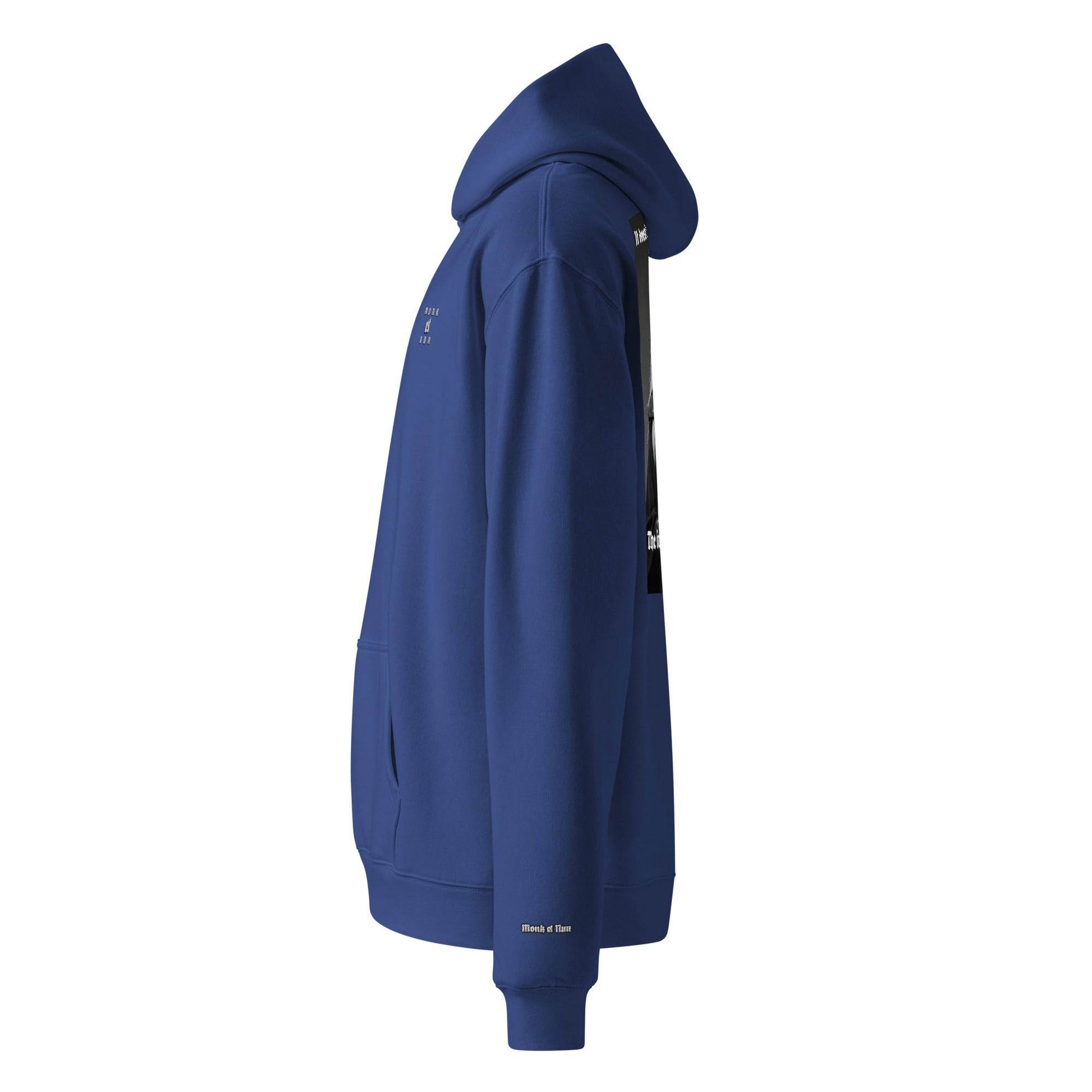 Unisex oversized 80% cotton Hoodie Design #3 - Monk&Nun UnisexClothing