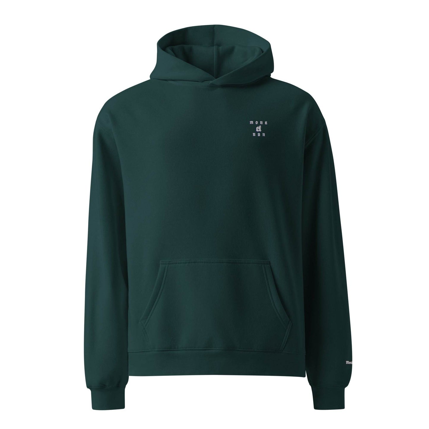Unisex oversized 80% cotton Hoodie Design #3 - Monk&Nun UnisexClothing