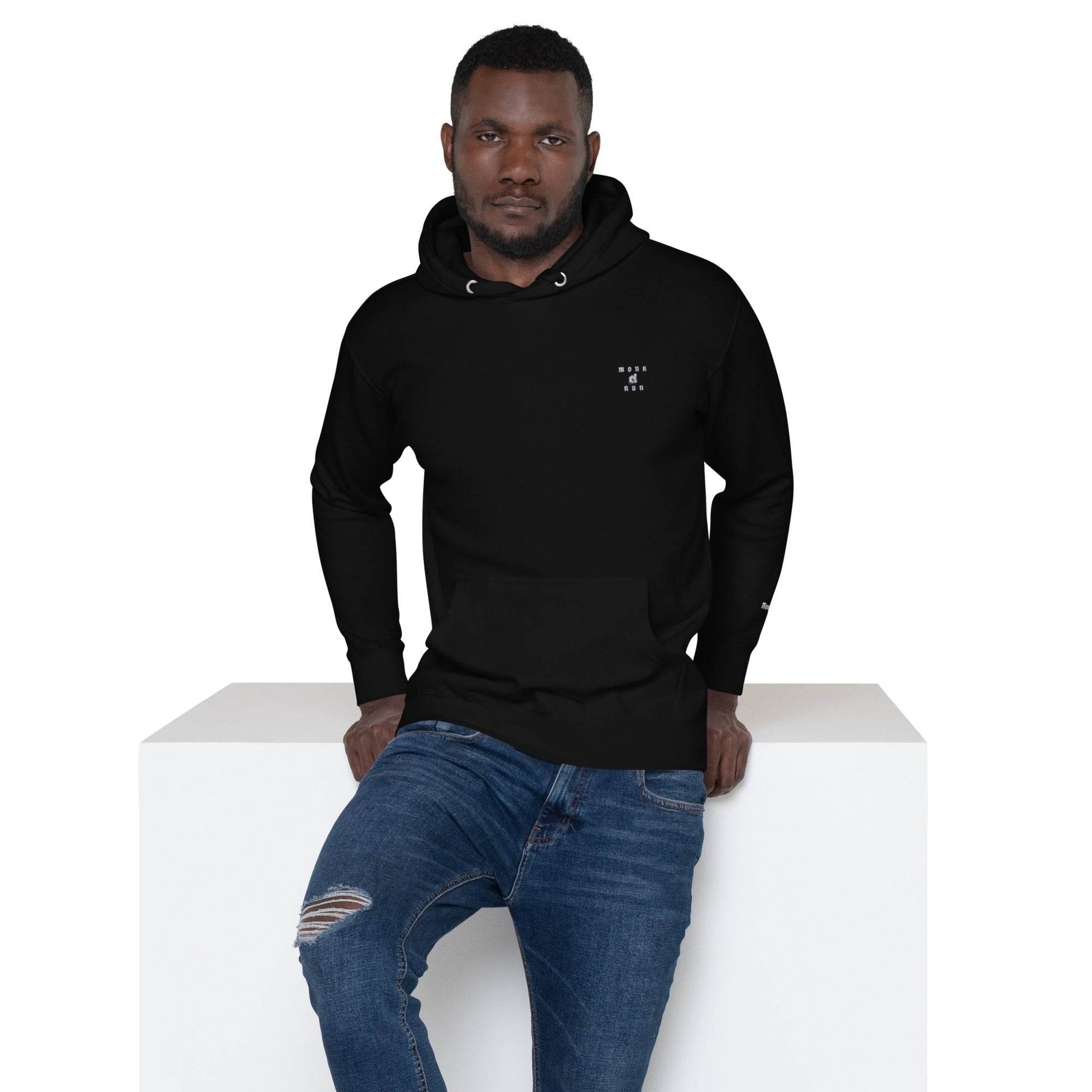 Unisex Premium 100% cotton Hoodie Always think positive - Monk&Nun UnisexClothing