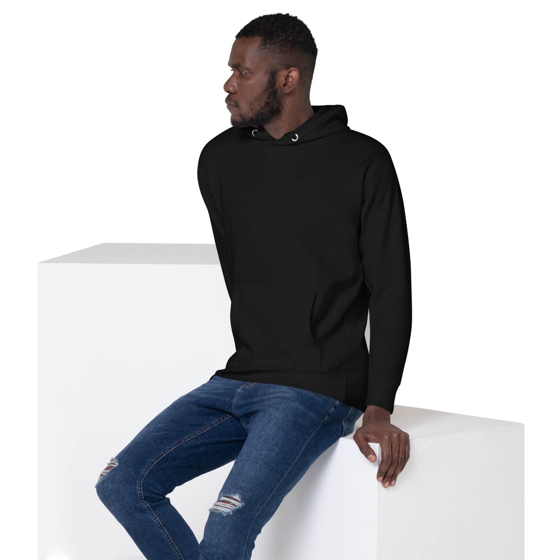 Unisex Premium 100% cotton Hoodie Always think positive - Monk&Nun UnisexClothing