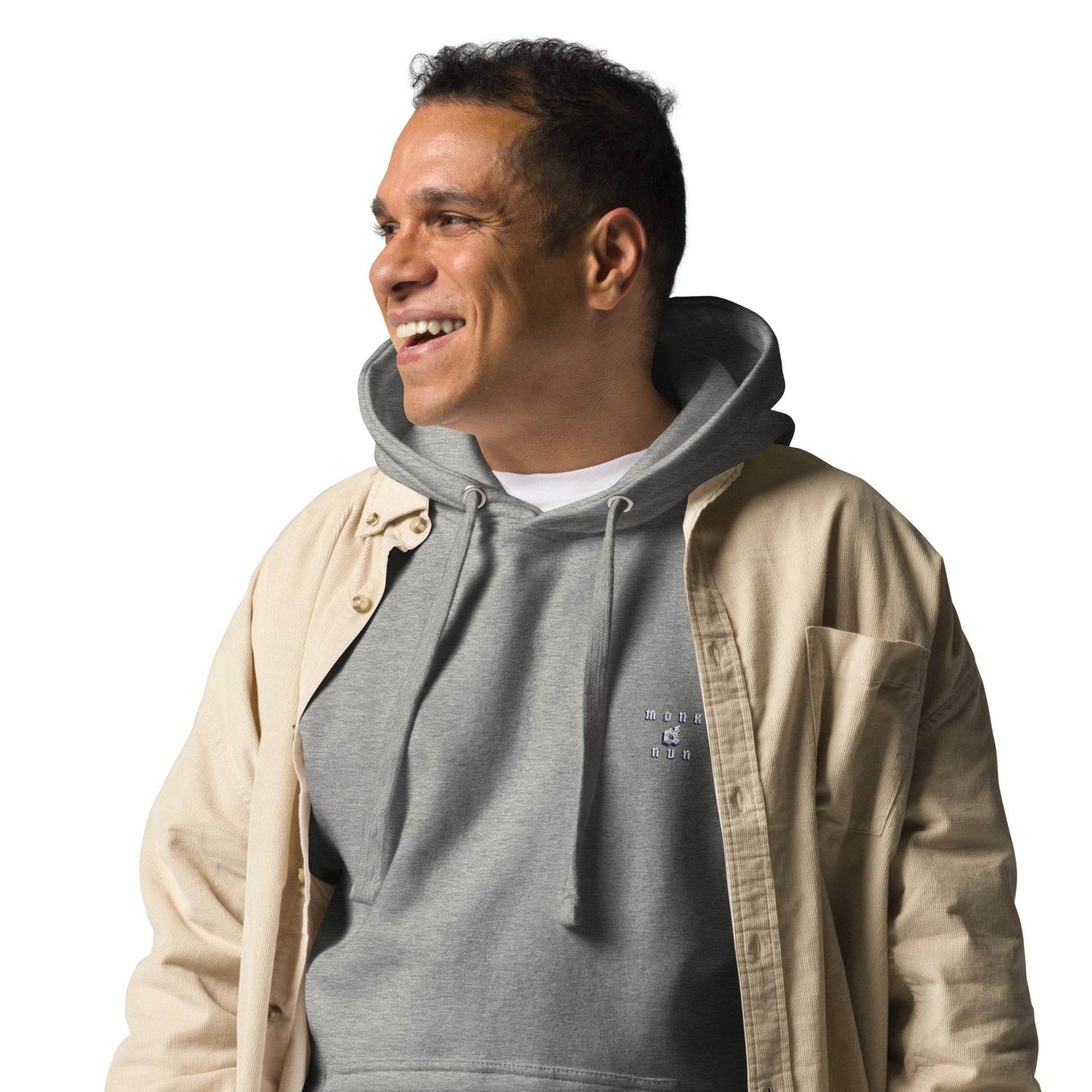 Unisex Premium 100% cotton Hoodie Always think positive - Monk&Nun UnisexClothing