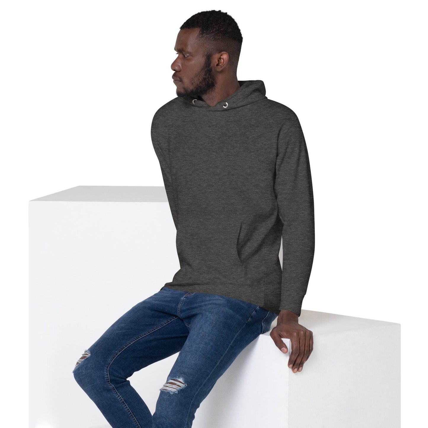 Unisex Premium 100% cotton Hoodie Always think positive - Monk&Nun UnisexClothing