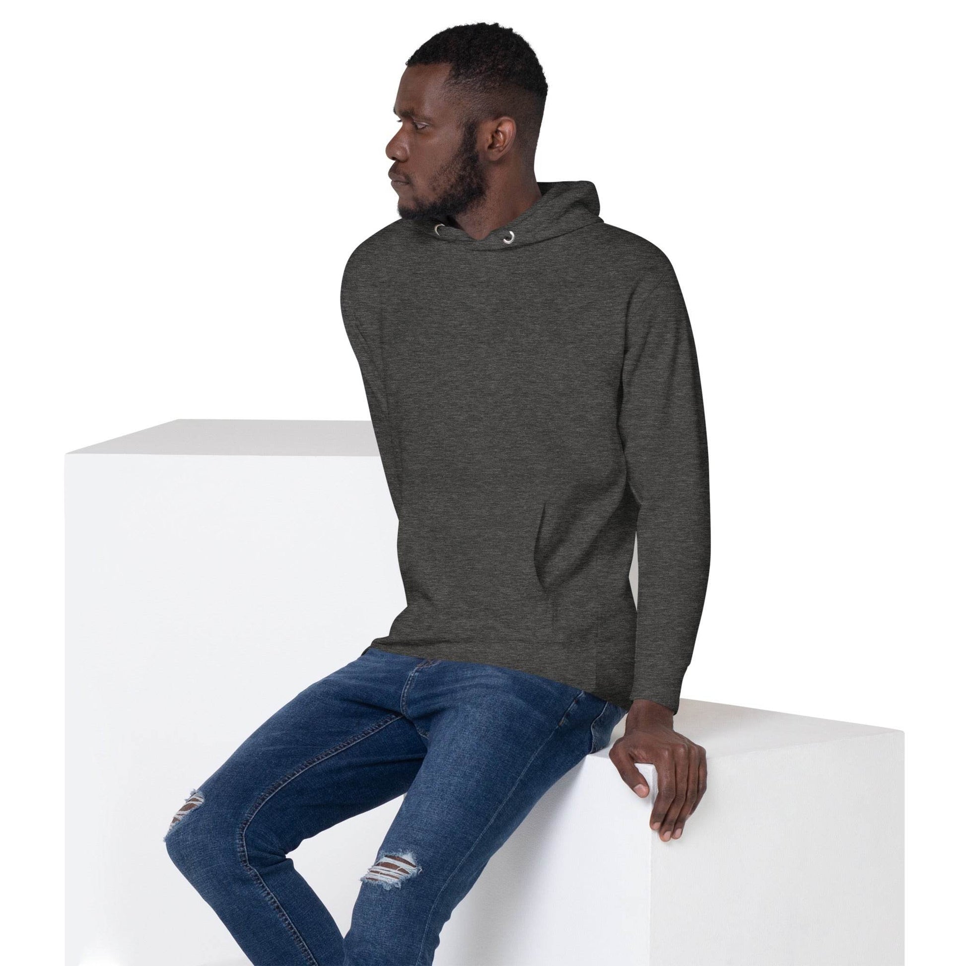 Unisex Premium 100% cotton Hoodie Always think positive - Monk&Nun UnisexClothing