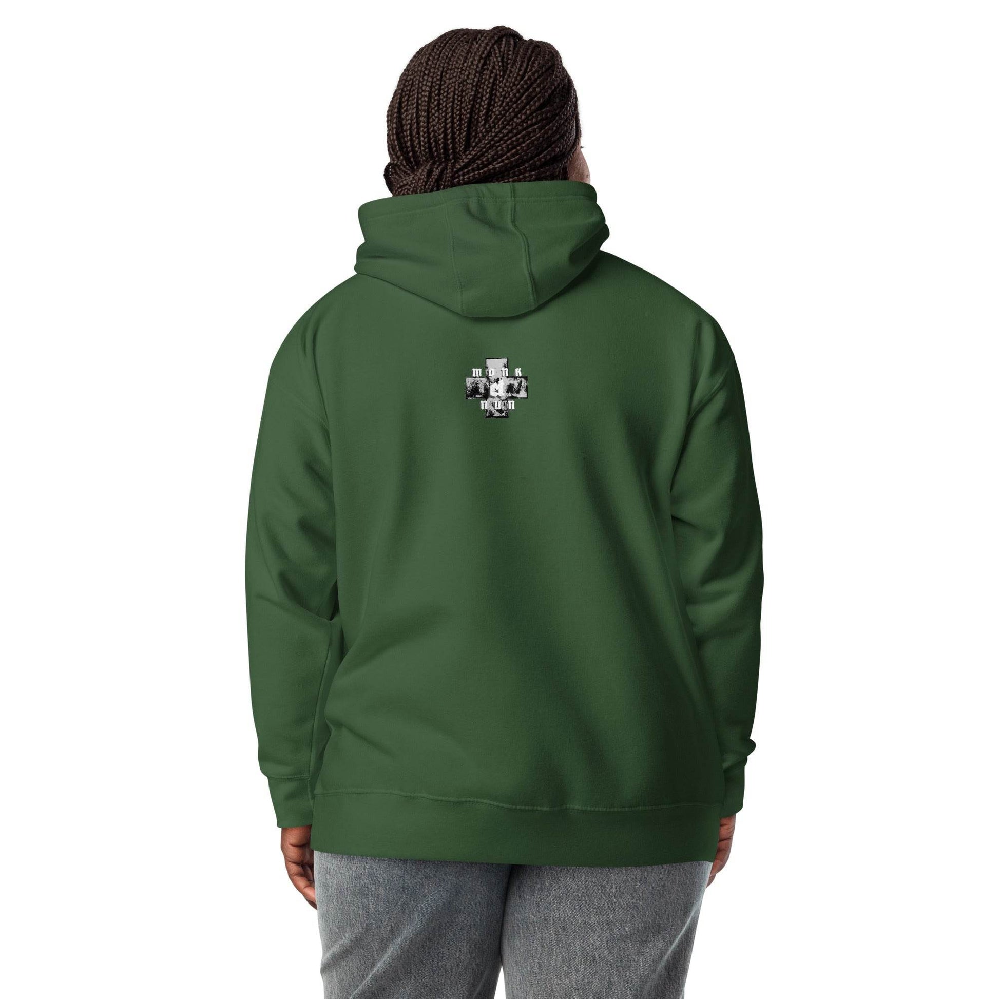 Unisex Premium 100% cotton Hoodie Always think positive - Monk&Nun UnisexClothing