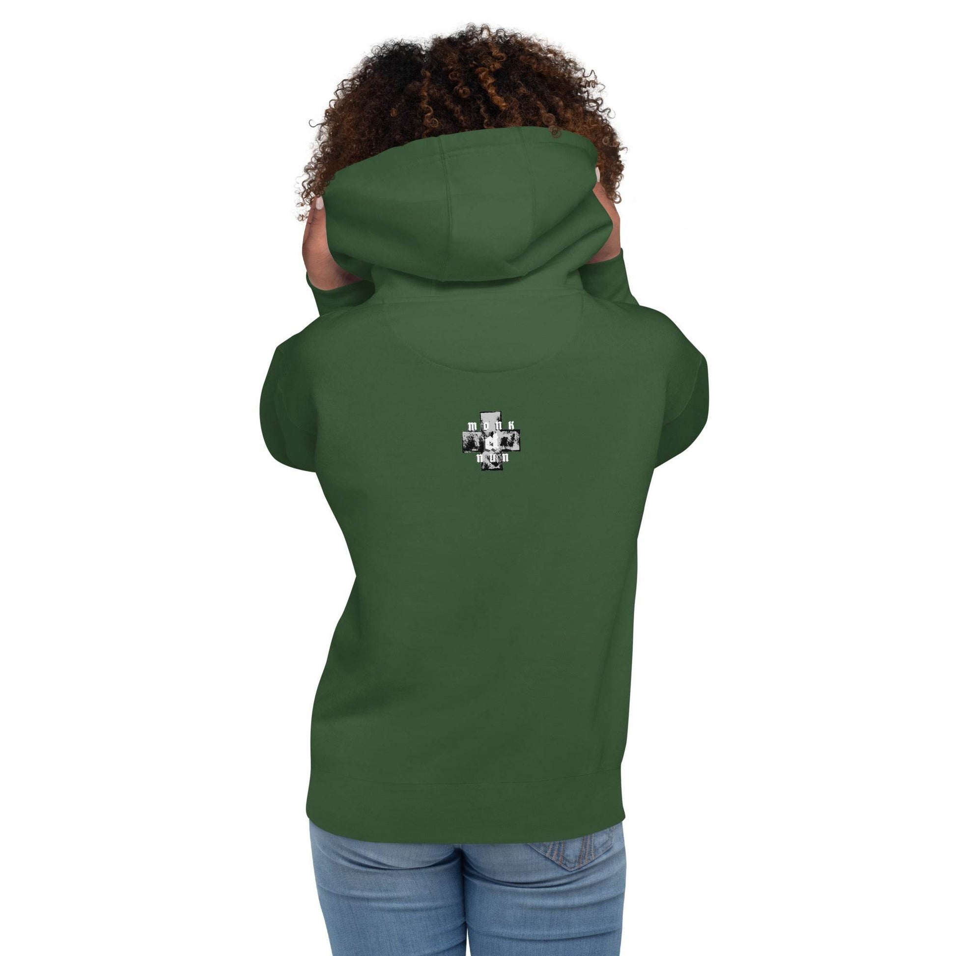 Unisex Premium 100% cotton Hoodie Always think positive - Monk&Nun UnisexClothing