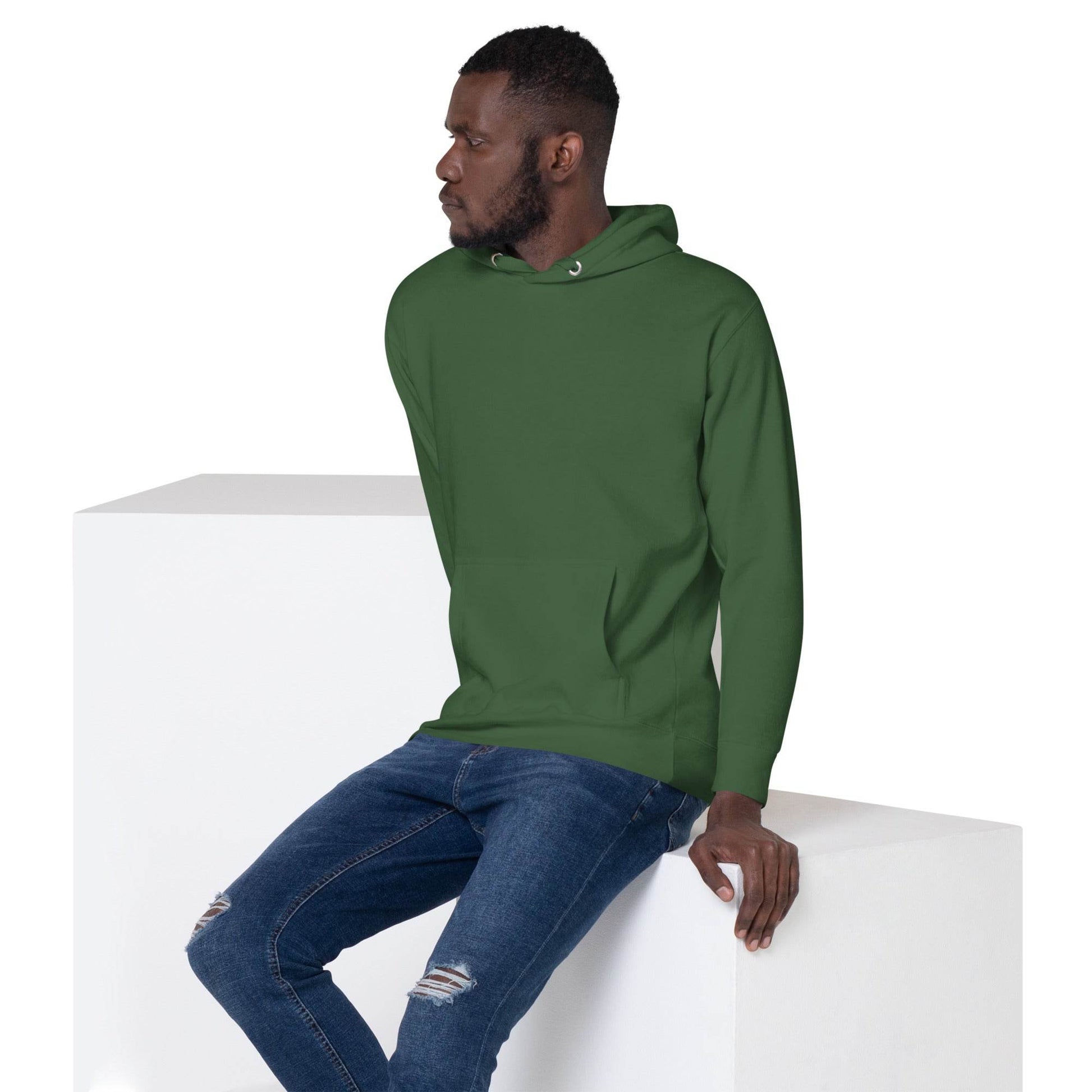 Unisex Premium 100% cotton Hoodie Always think positive - Monk&Nun UnisexClothing