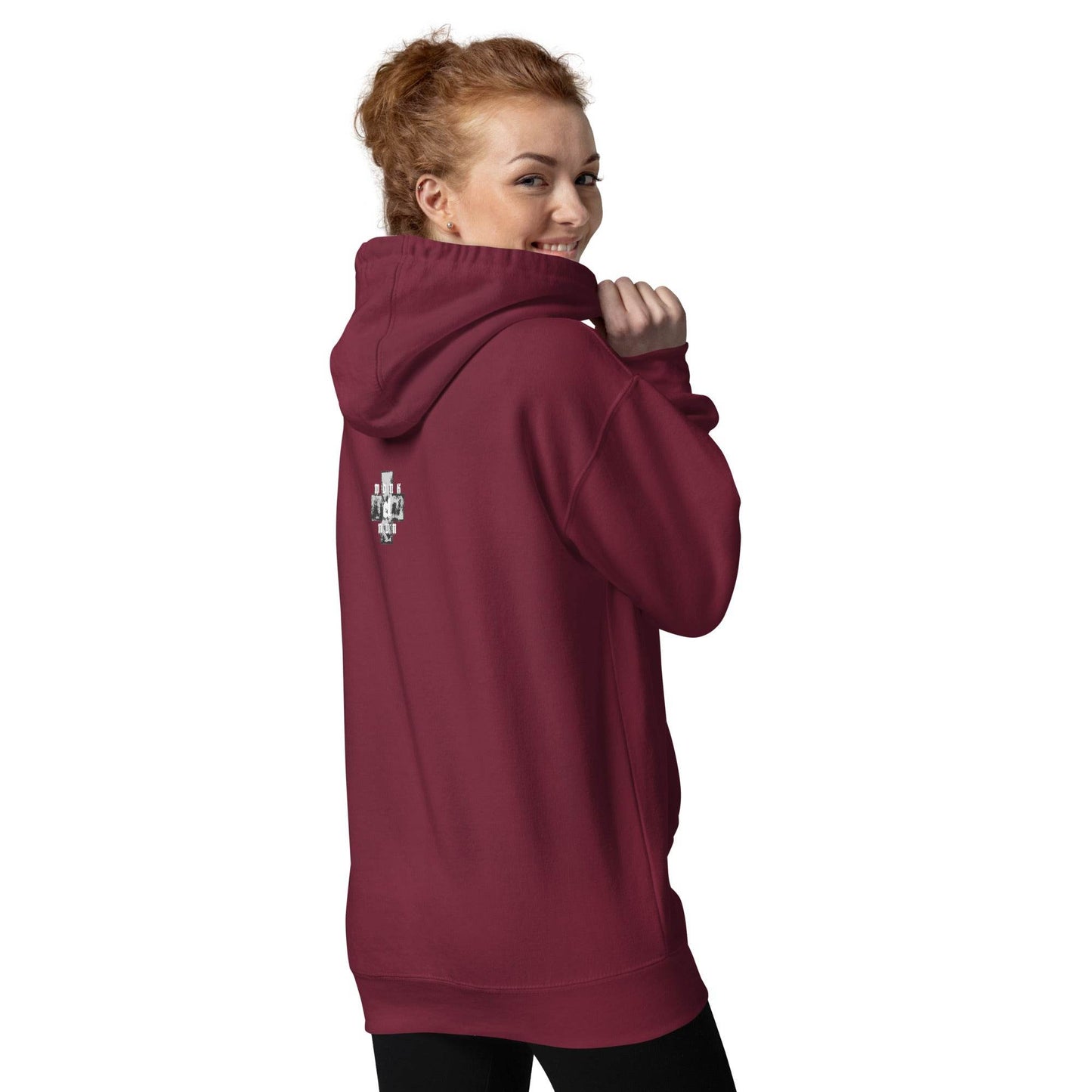Unisex Premium 100% cotton Hoodie Always think positive - Monk&Nun UnisexClothing