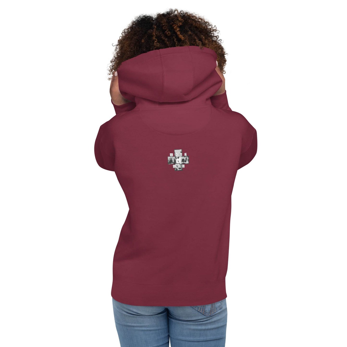 Unisex Premium 100% cotton Hoodie Always think positive - Monk&Nun UnisexClothing