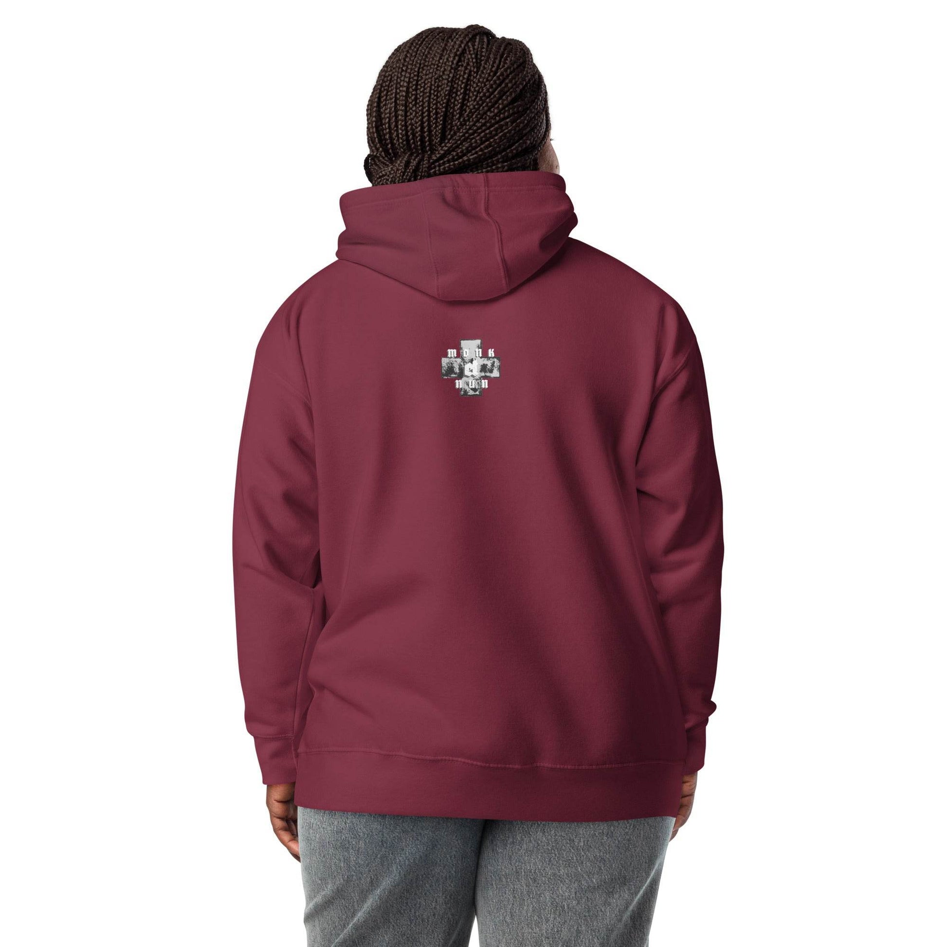 Unisex Premium 100% cotton Hoodie Always think positive - Monk&Nun UnisexClothing