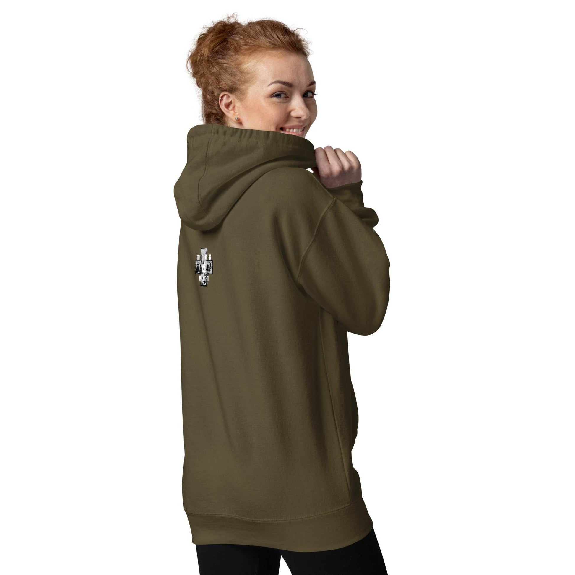 Unisex Premium 100% cotton Hoodie Always think positive - Monk&Nun UnisexClothing