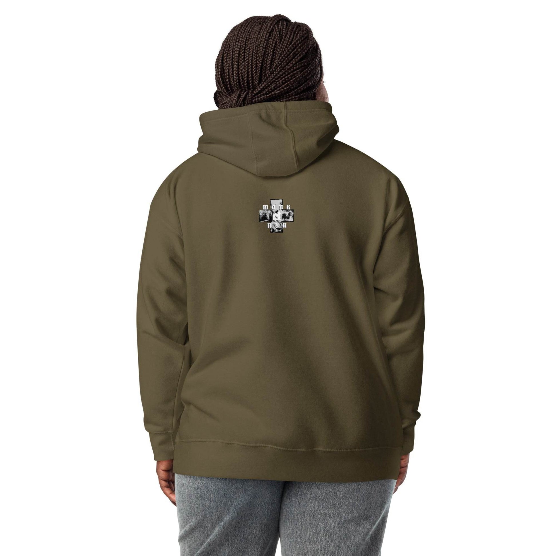 Unisex Premium 100% cotton Hoodie Always think positive - Monk&Nun UnisexClothing