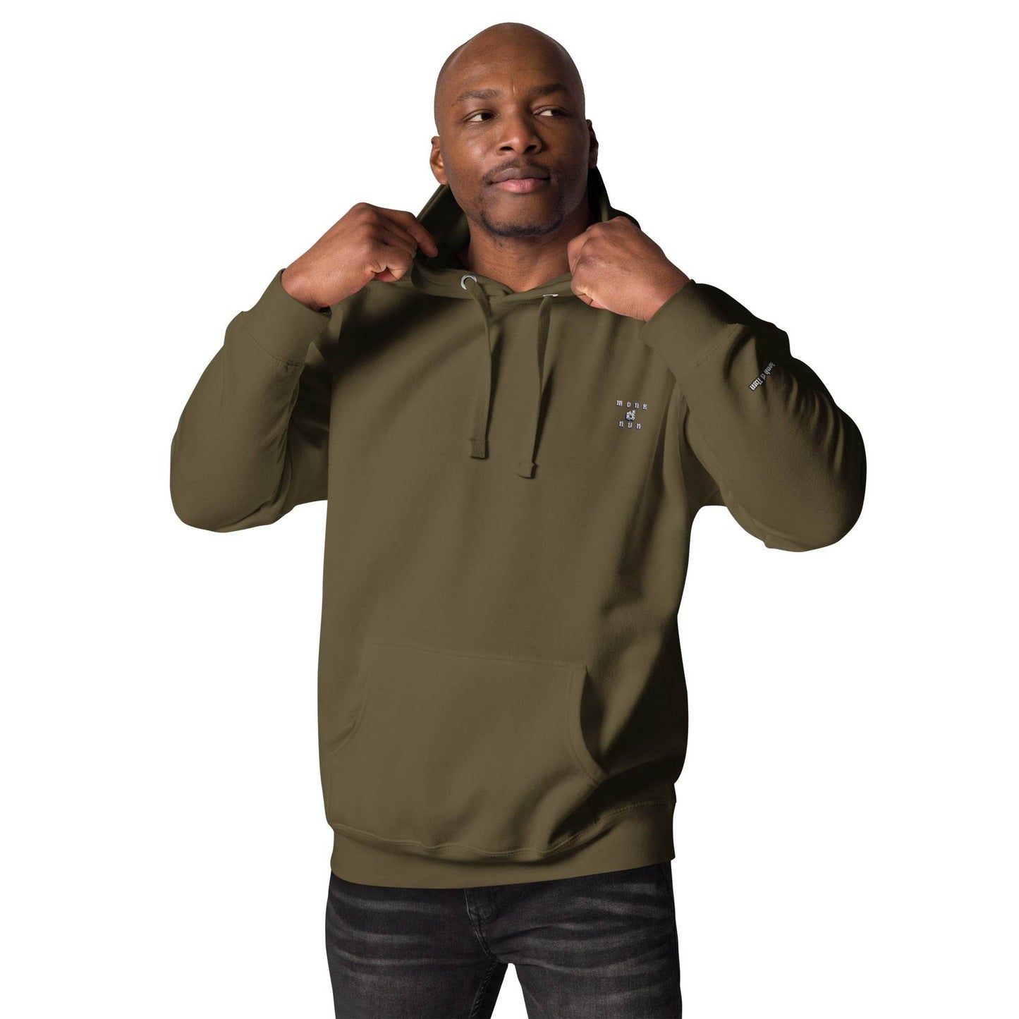 Unisex Premium 100% cotton Hoodie Always think positive - Monk&Nun UnisexClothing