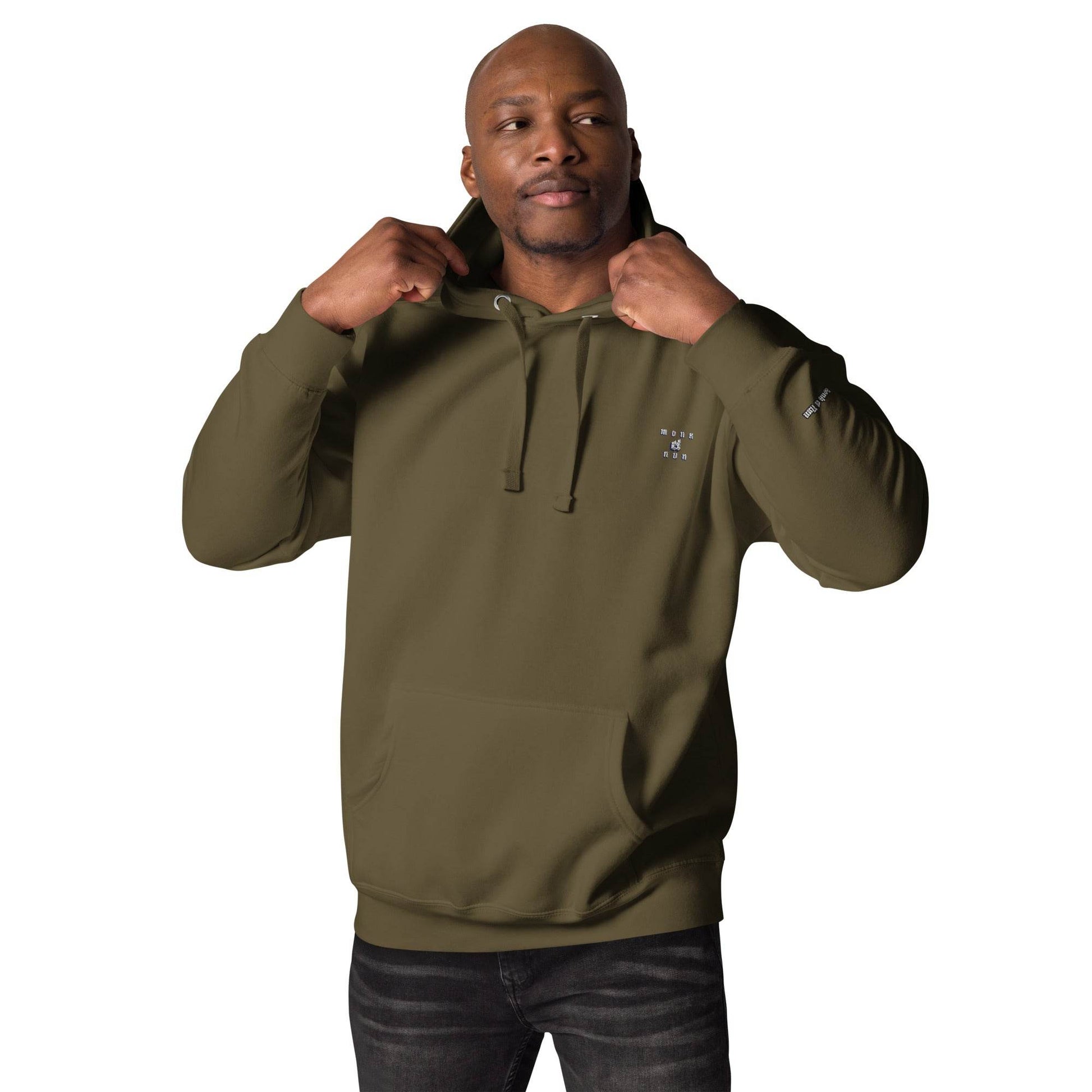 Unisex Premium 100% cotton Hoodie Always think positive - Monk&Nun UnisexClothing