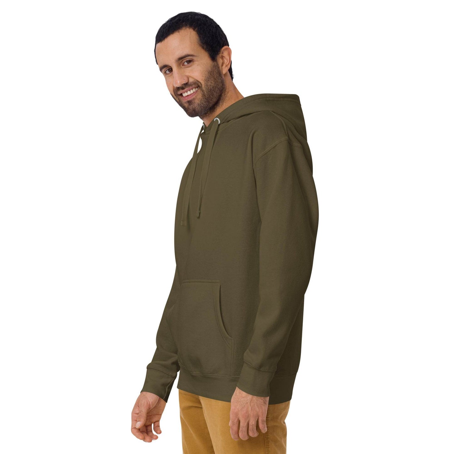 Unisex Premium 100% cotton Hoodie Always think positive - Monk&Nun UnisexClothing