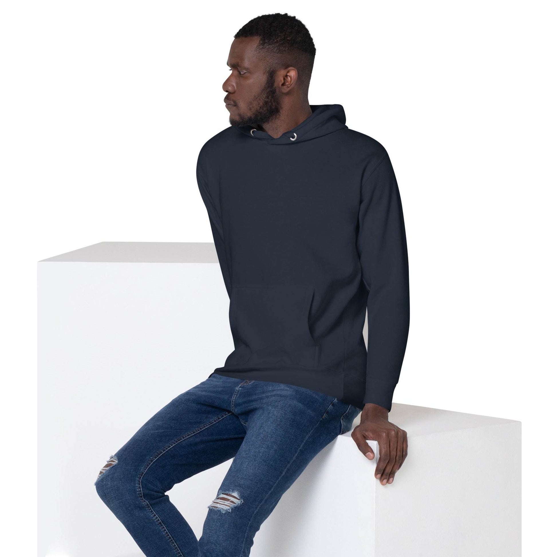 Unisex Premium 100% cotton Hoodie Always think positive - Monk&Nun UnisexClothing