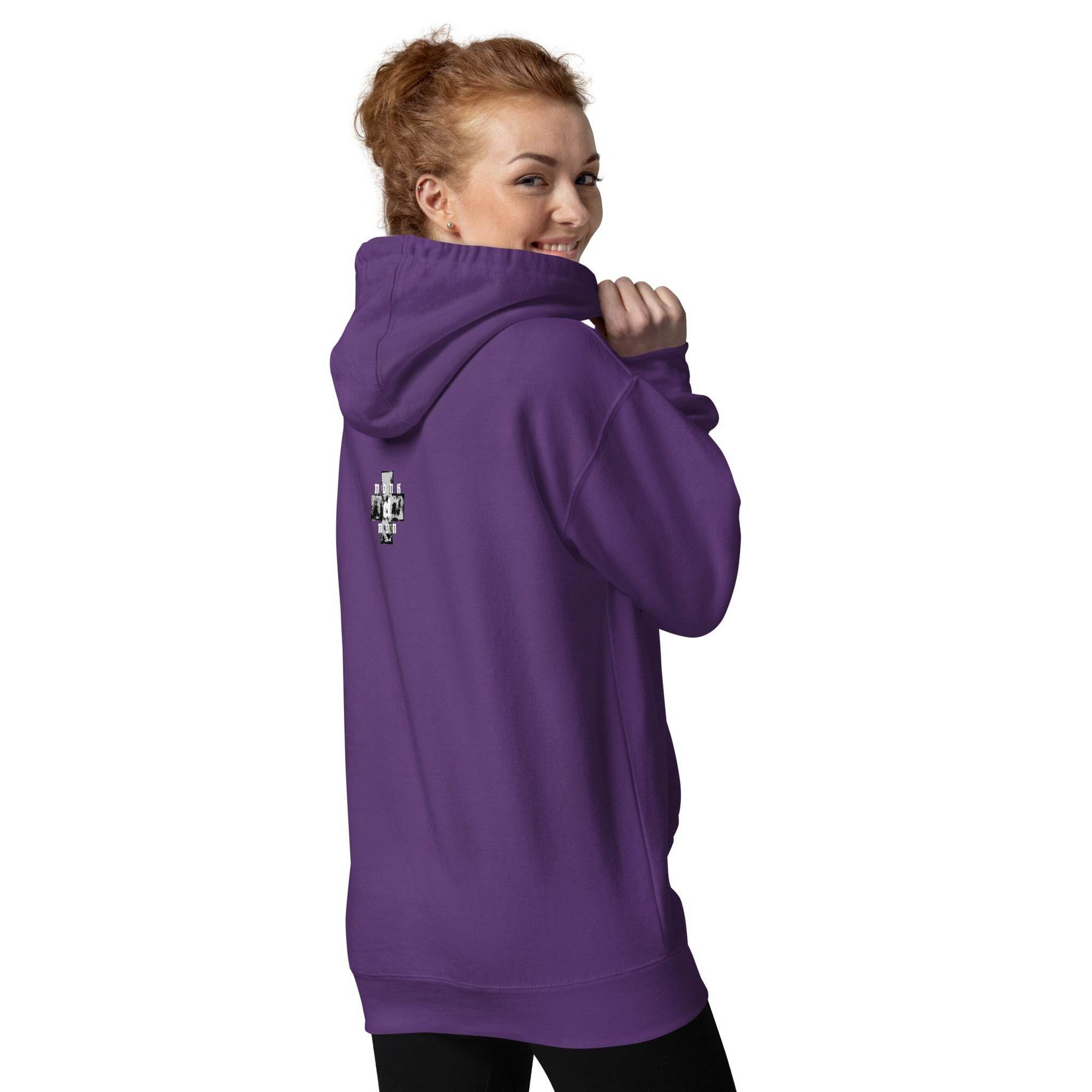 Unisex Premium 100% cotton Hoodie Always think positive - Monk&Nun UnisexClothing