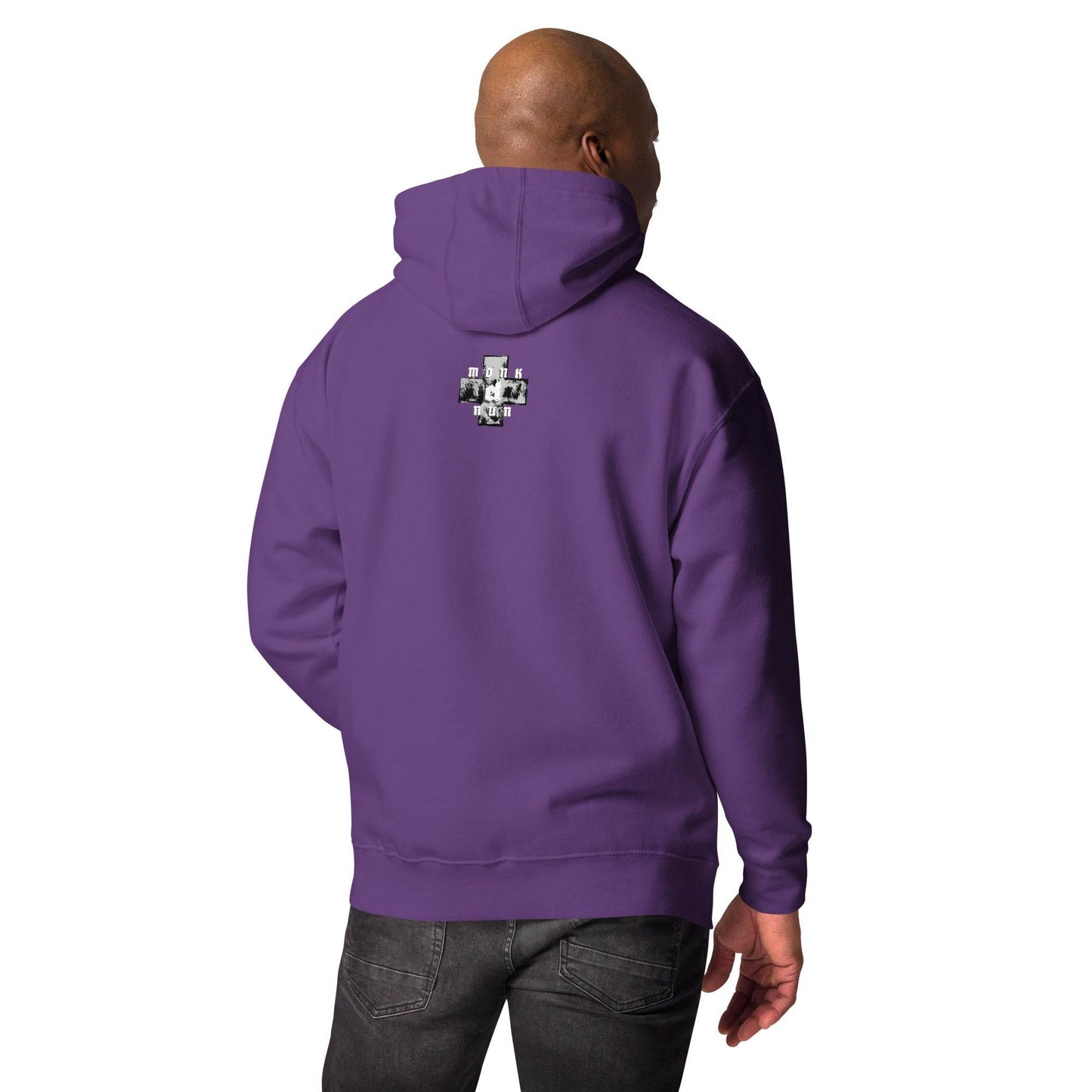 Unisex Premium 100% cotton Hoodie Always think positive - Monk&Nun UnisexClothing