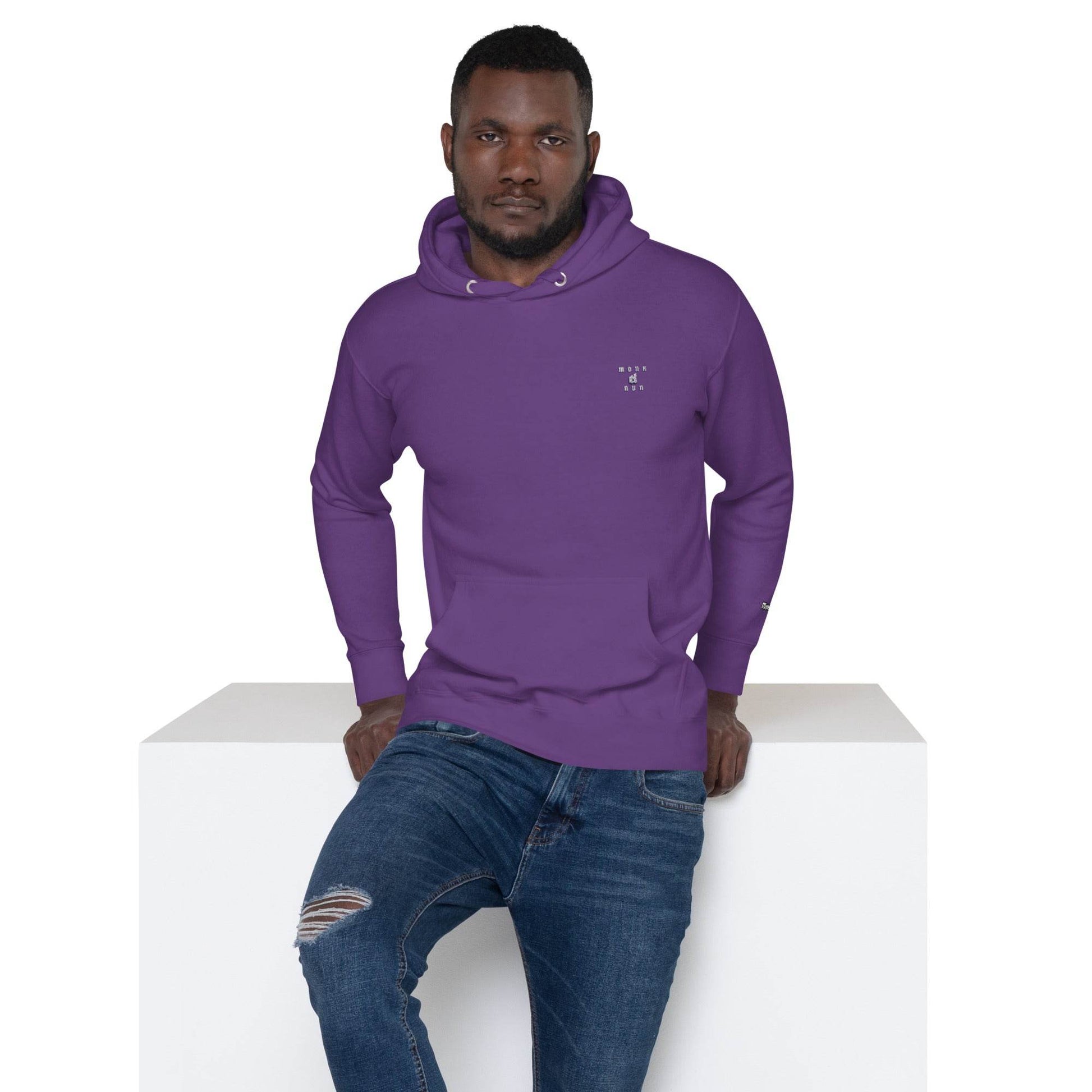 Unisex Premium 100% cotton Hoodie Always think positive - Monk&Nun UnisexClothing