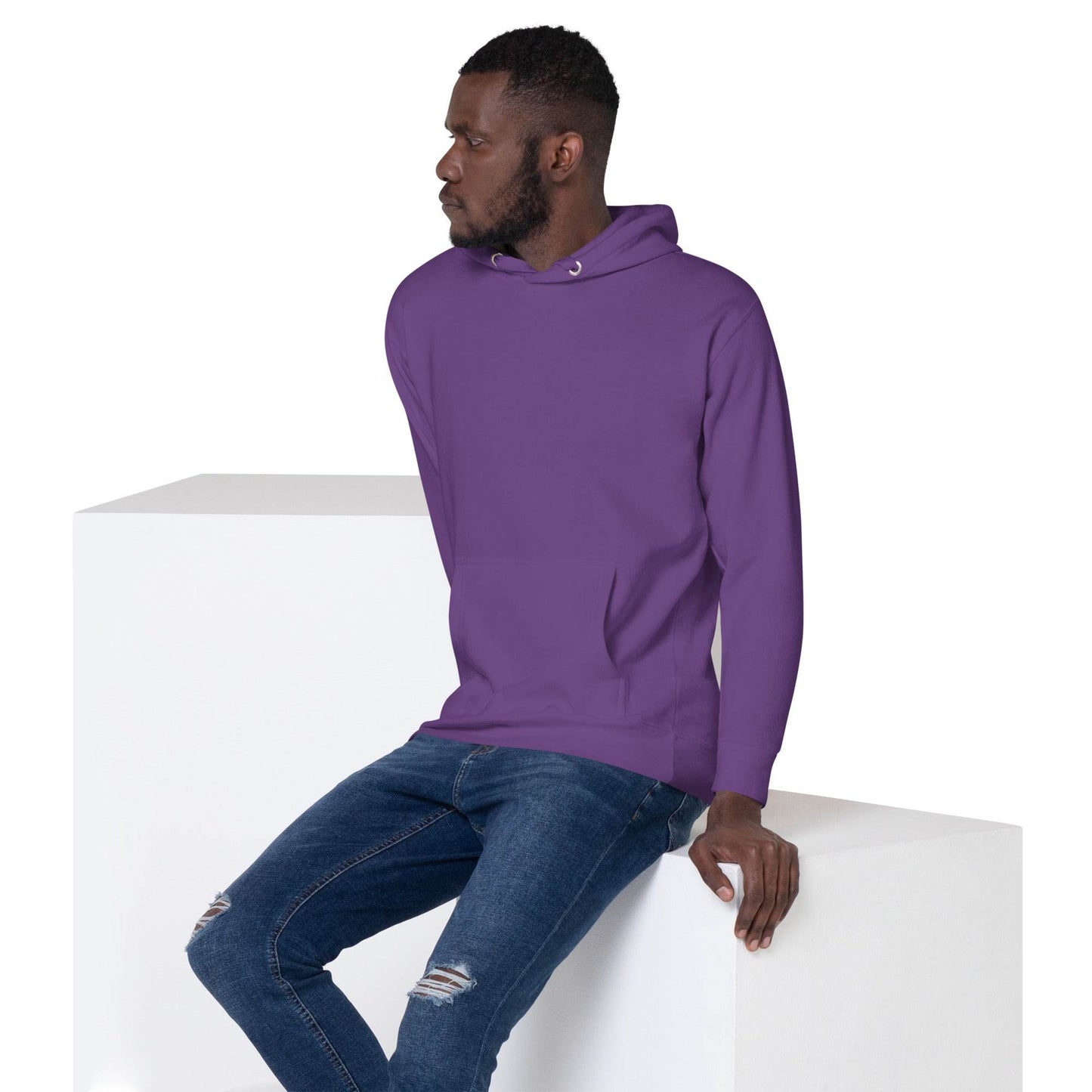 Unisex Premium 100% cotton Hoodie Always think positive - Monk&Nun UnisexClothing