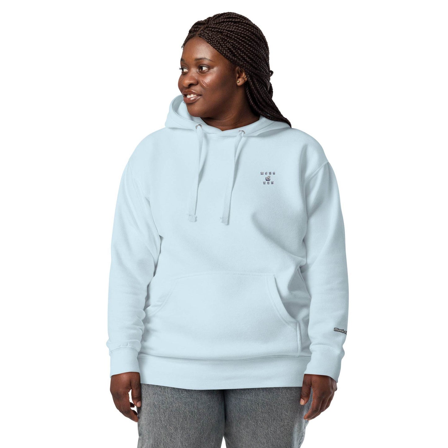 Unisex Premium 100% cotton Hoodie Always think positive - Monk&Nun UnisexClothing