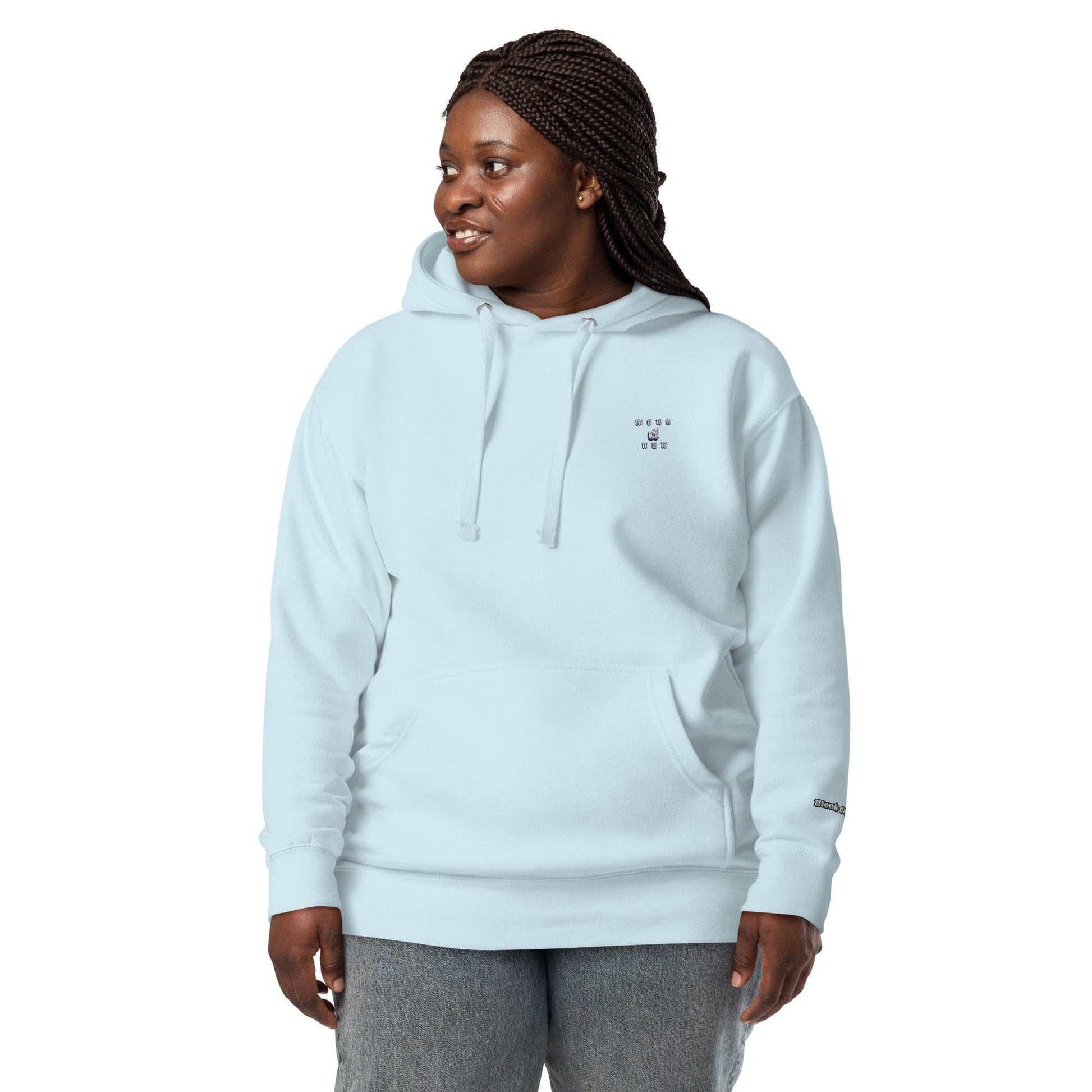 Unisex Premium 100% cotton Hoodie Always think positive - Monk&Nun UnisexClothing