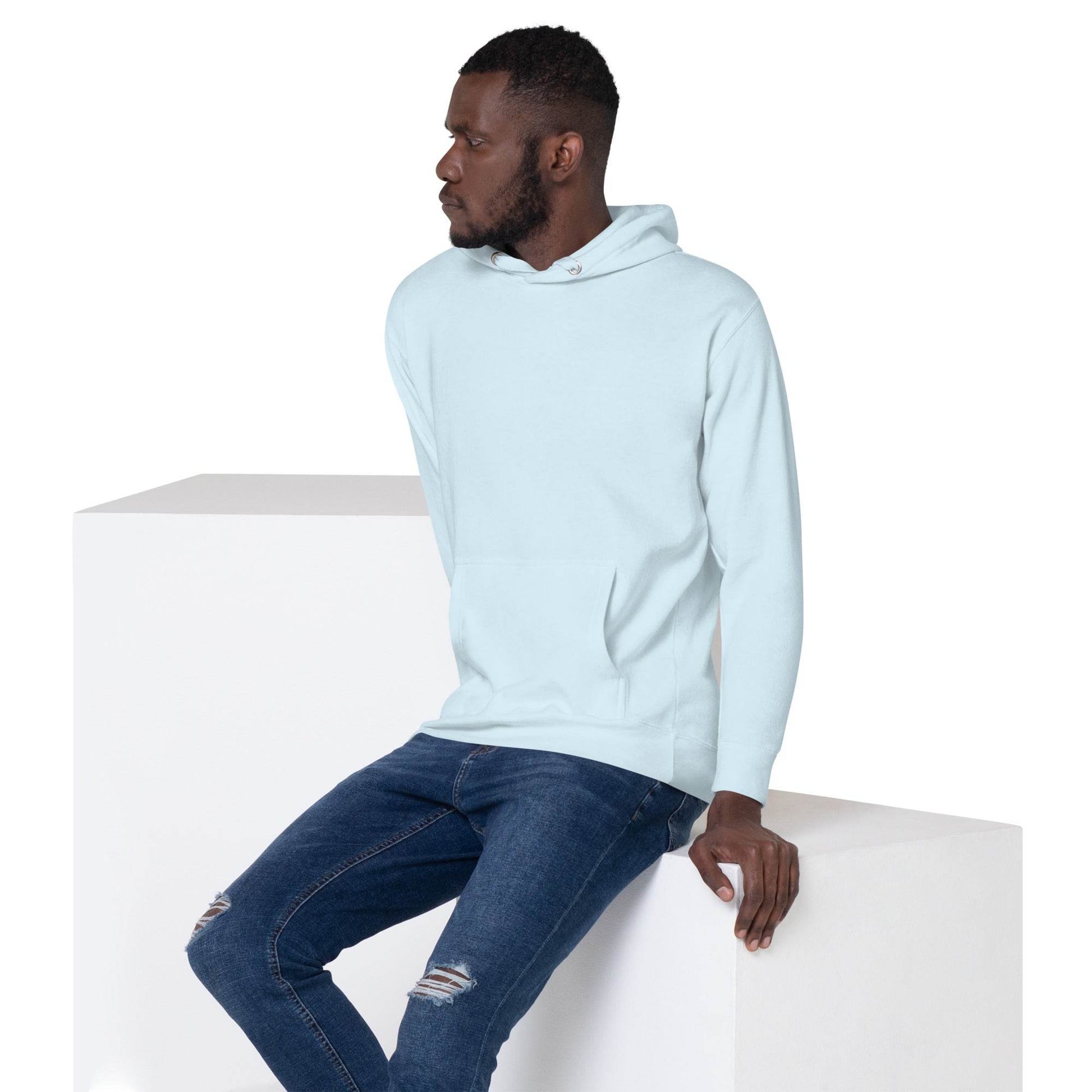 Unisex Premium 100% cotton Hoodie Always think positive - Monk&Nun UnisexClothing