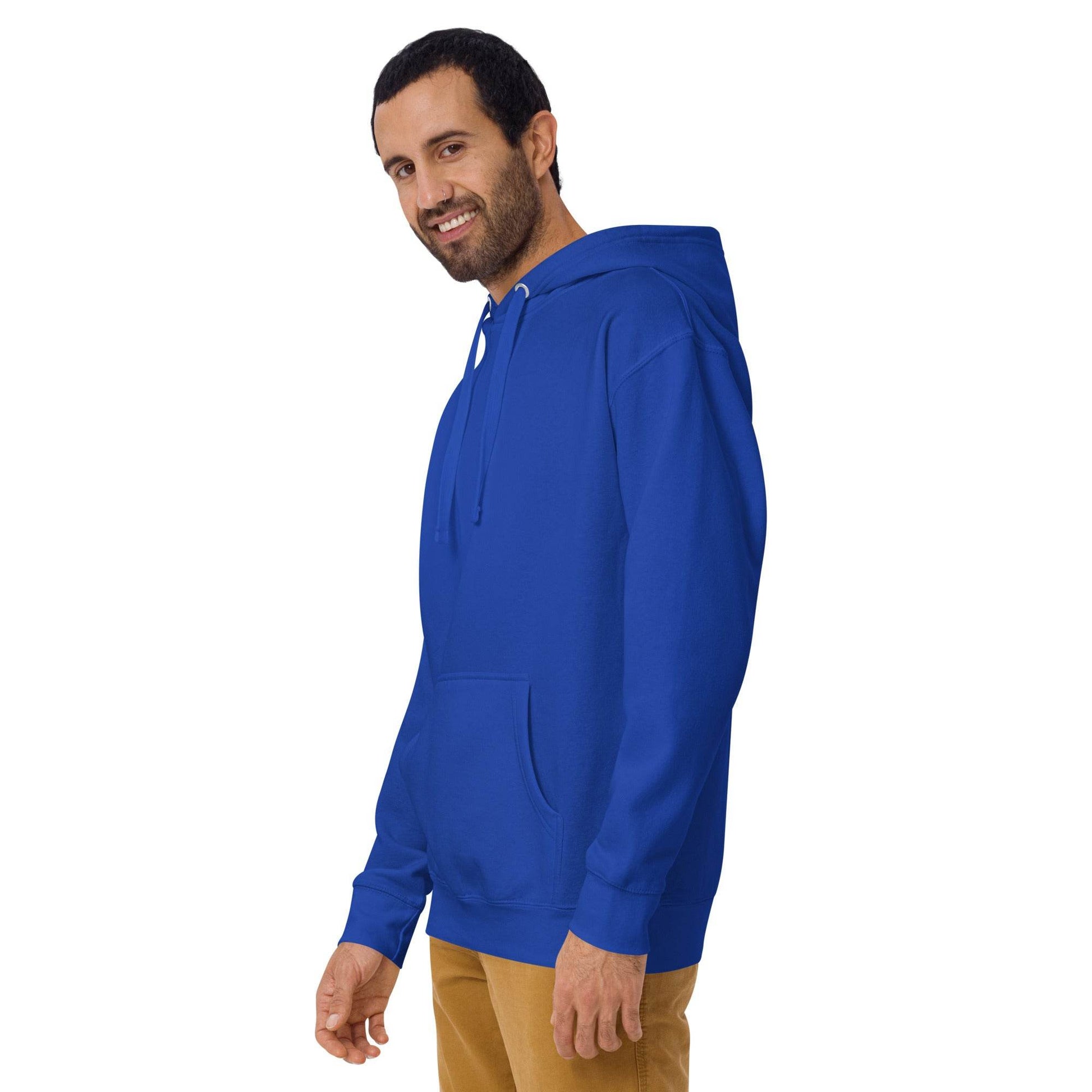 Unisex Premium 100% cotton Hoodie Always think positive - Monk&Nun UnisexClothing