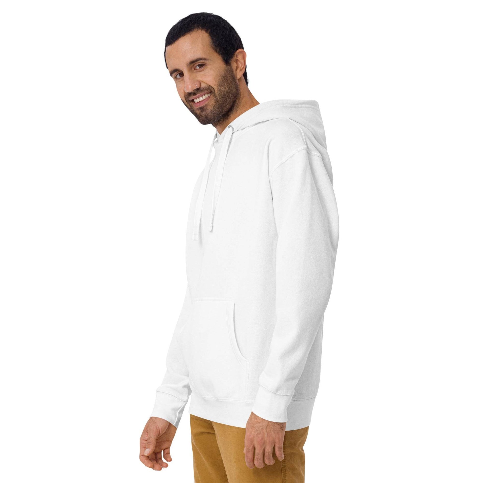 Unisex Premium 100% cotton Hoodie Always think positive - Monk&Nun UnisexClothing