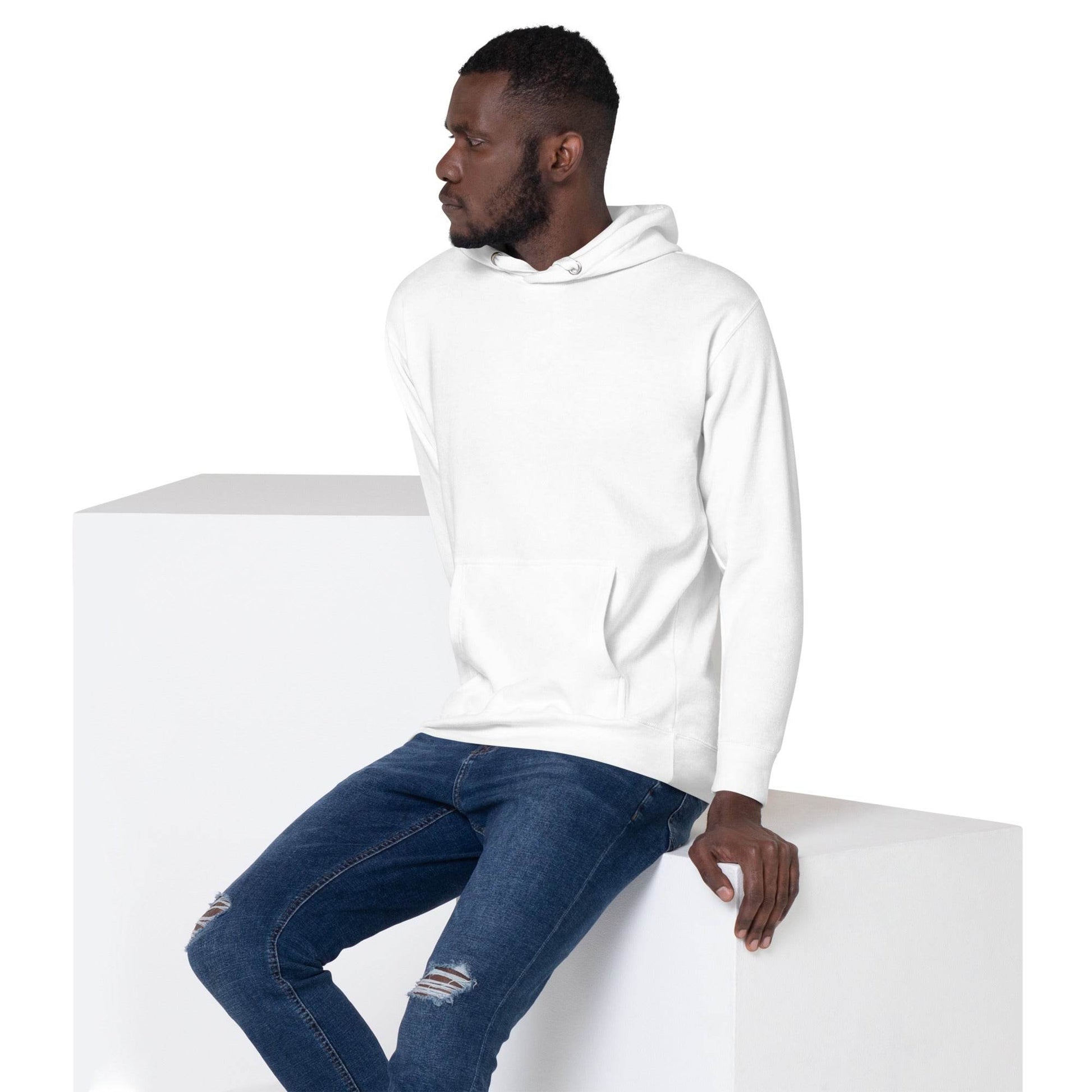 Unisex Premium 100% cotton Hoodie Always think positive - Monk&Nun UnisexClothing