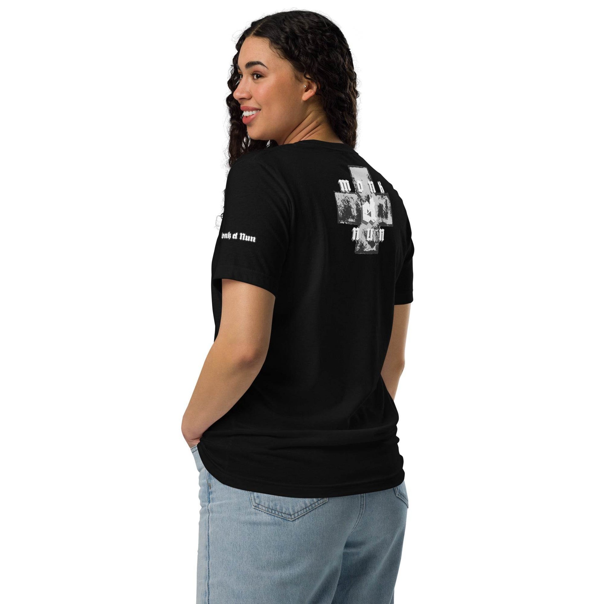 Unisex staple eco t-shirt Always think positive - Monk&Nun UnisexClothing