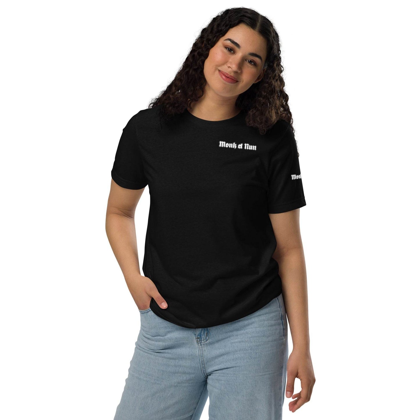 Unisex staple eco t-shirt Design #1 - Monk&Nun UnisexClothing