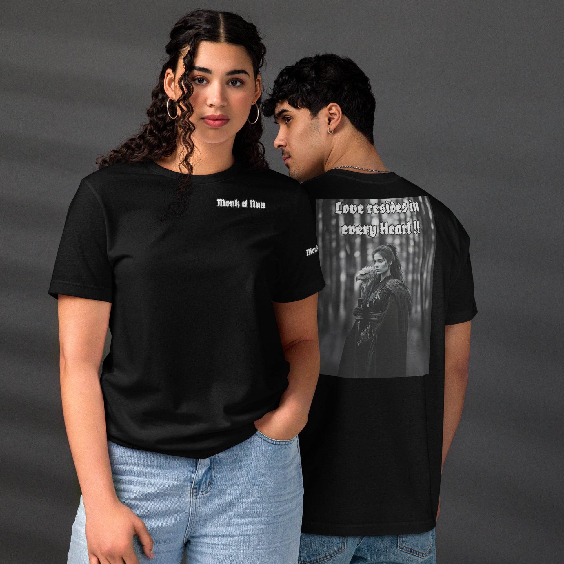 Unisex staple eco t-shirt Design #1 - Monk&Nun UnisexClothing