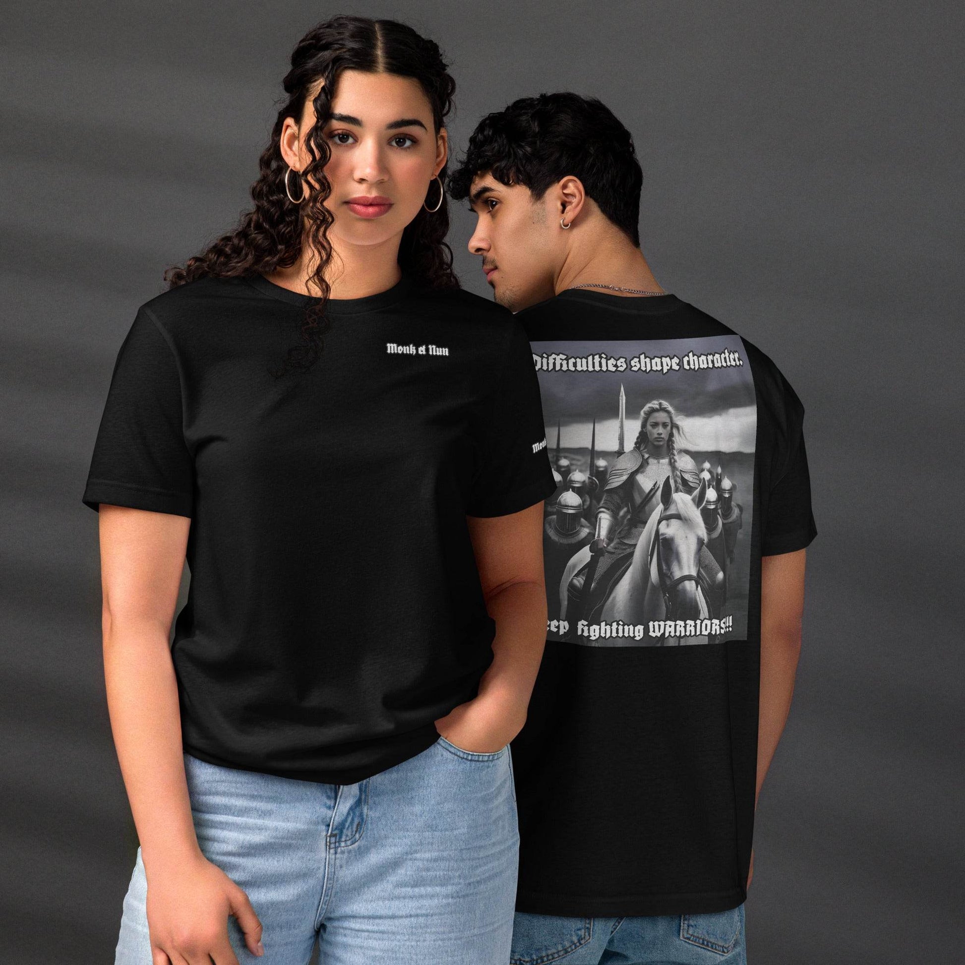 Unisex staple eco t-shirt Design #14 - Monk&Nun UnisexClothing
