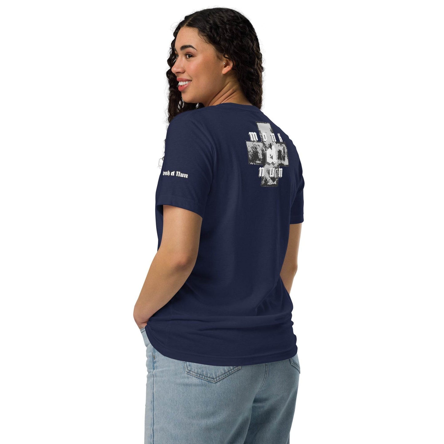 Unisex staple eco t-shirt Always think positive - Monk&Nun UnisexClothing