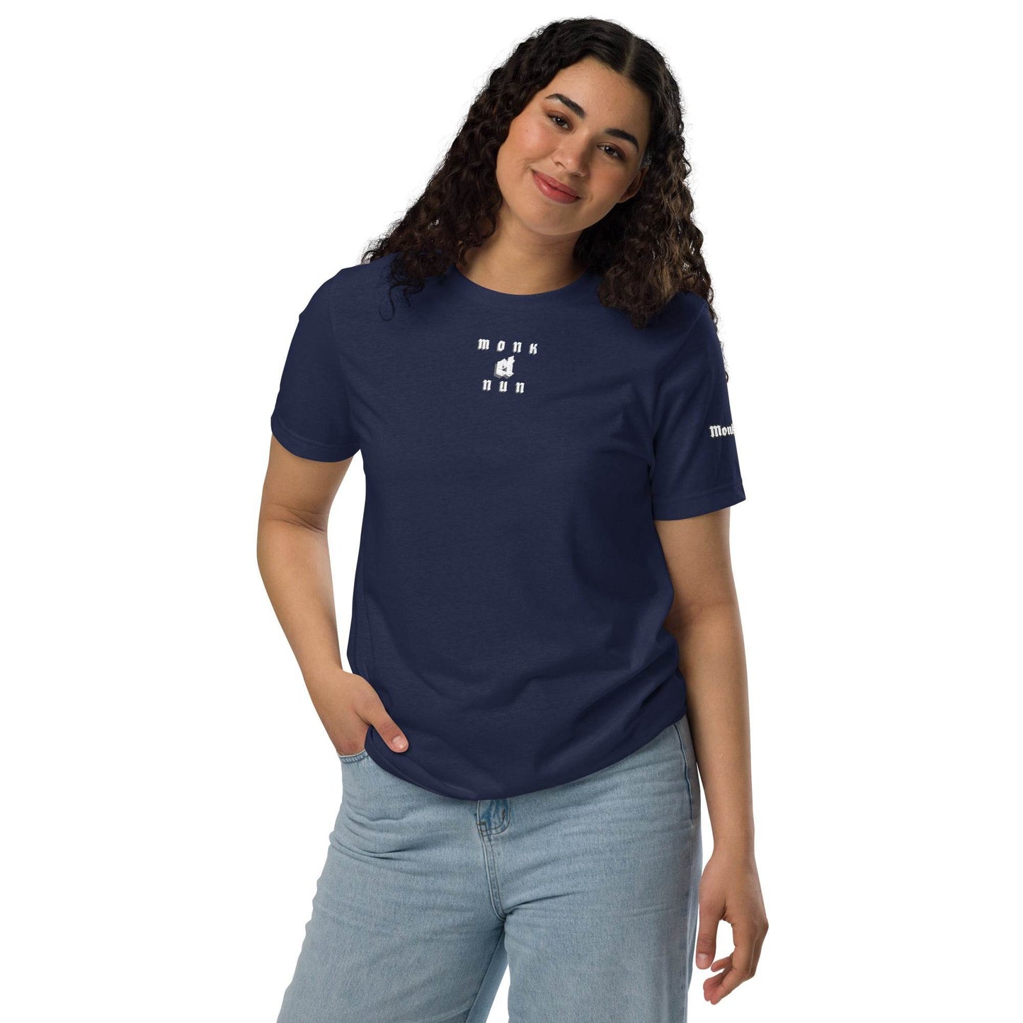 Unisex staple eco t-shirt Always think positive - Monk&Nun UnisexClothing